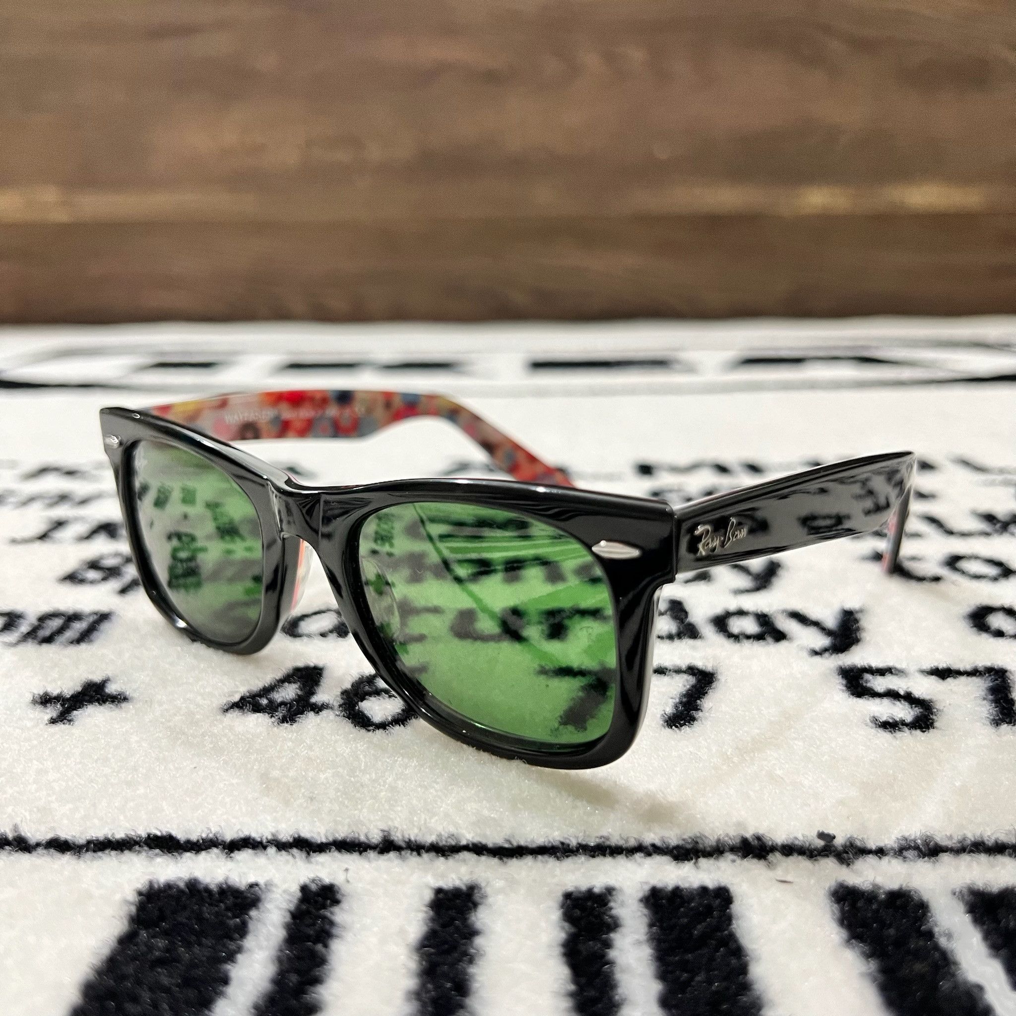 RayBan RayBan Rare Prints Multicolour RB2140A Wayfarer Grailed