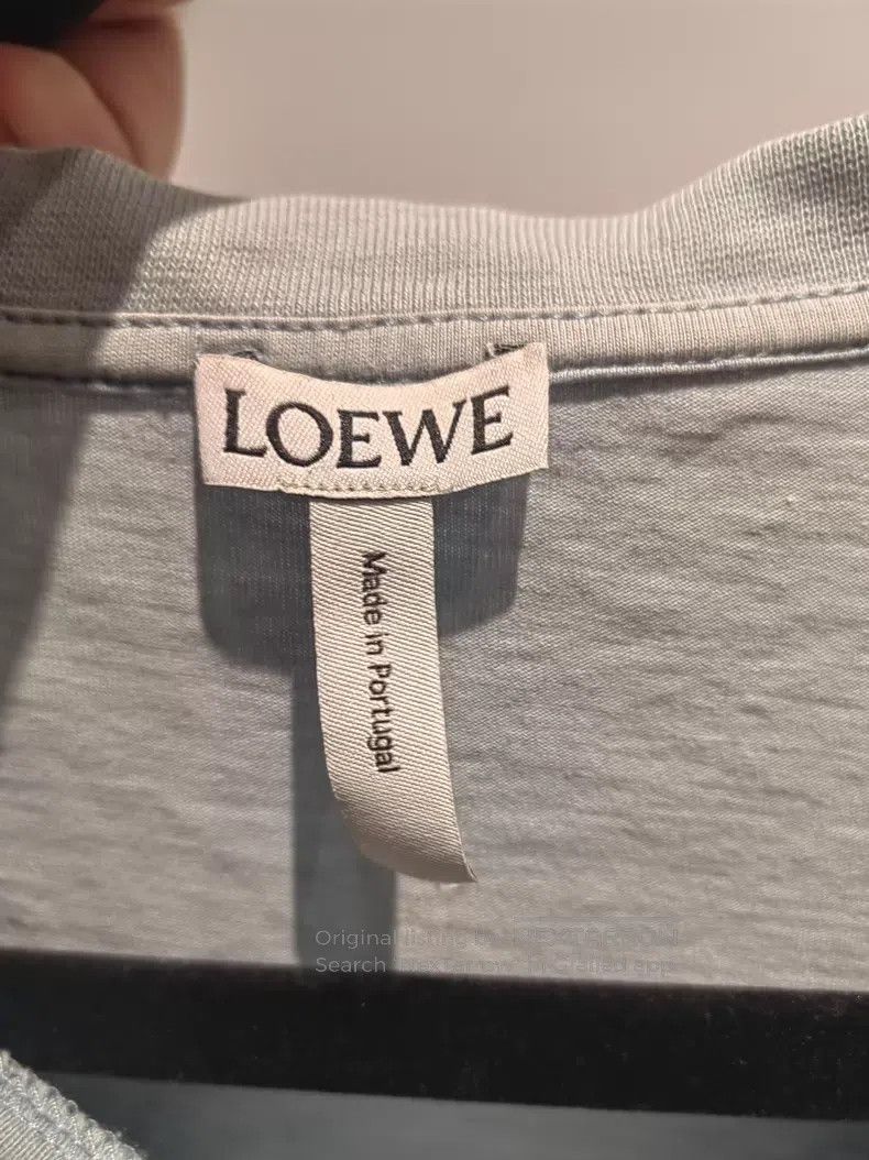 Other Loewe Short Sleeve T-Shirt, Light Blue, 100% Cotton,Classi Size US L / EU 52-54 / 3 - 5 Thumbnail