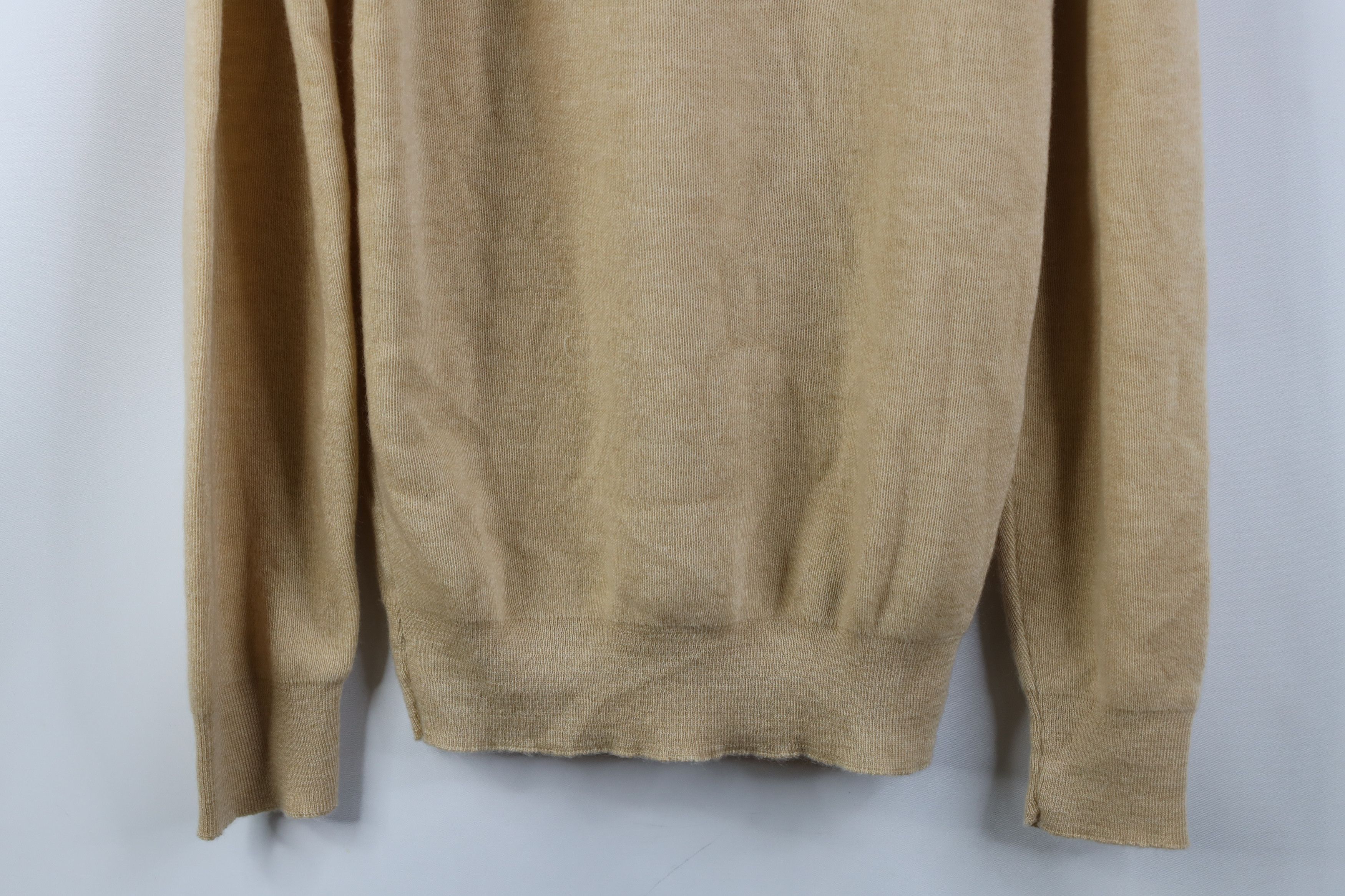 Vintage Vintage 70s Streetwear Soft Turtleneck Sweater Beige Tan USA Size US S / EU 44-46 / 1 - 3 Thumbnail