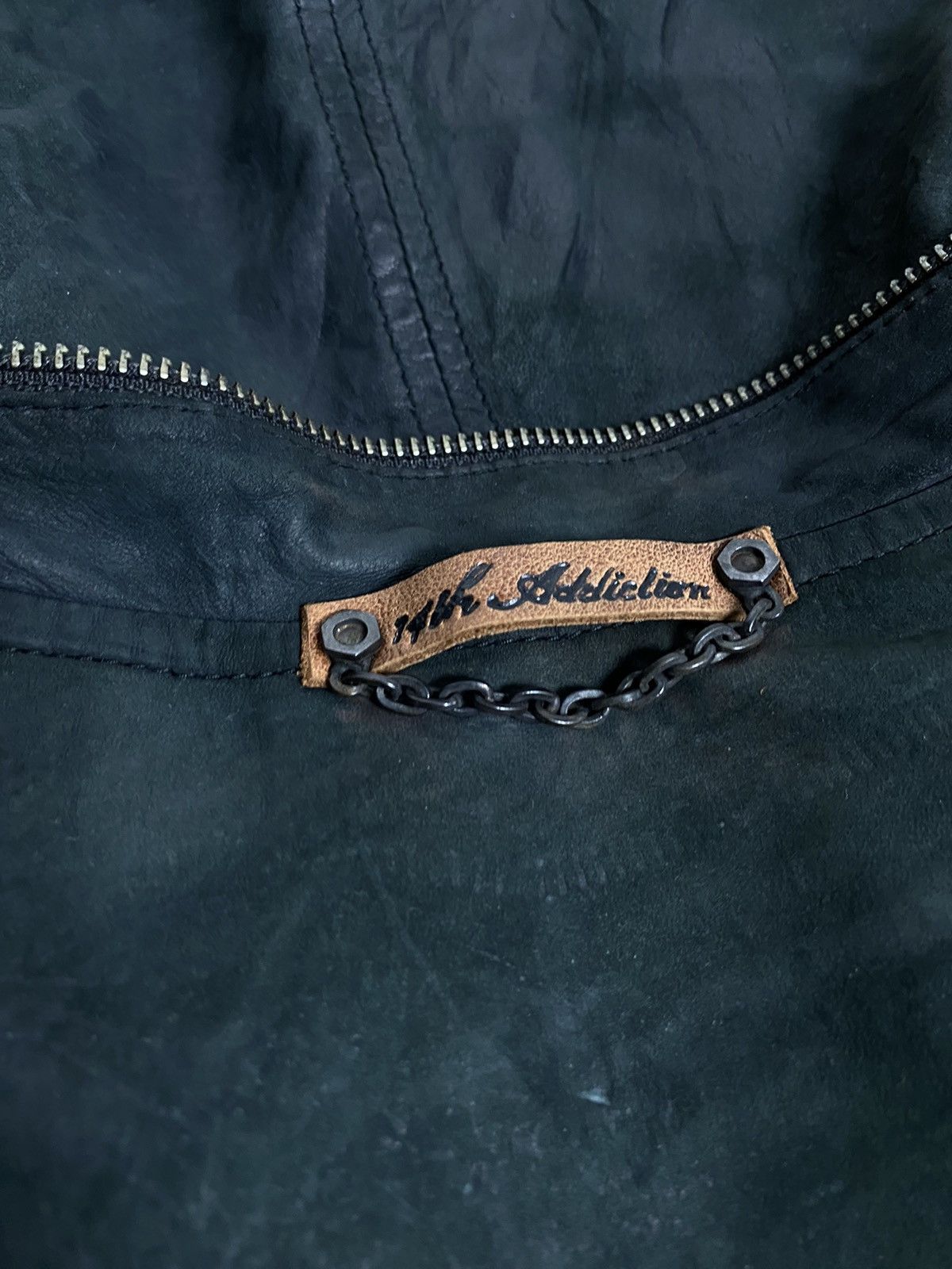 14th Addiction Rare‼️ 14Th Addiction Beat It Sheep Skin Hoodie Jacket Size US S / EU 44-46 / 1 - 14 Thumbnail