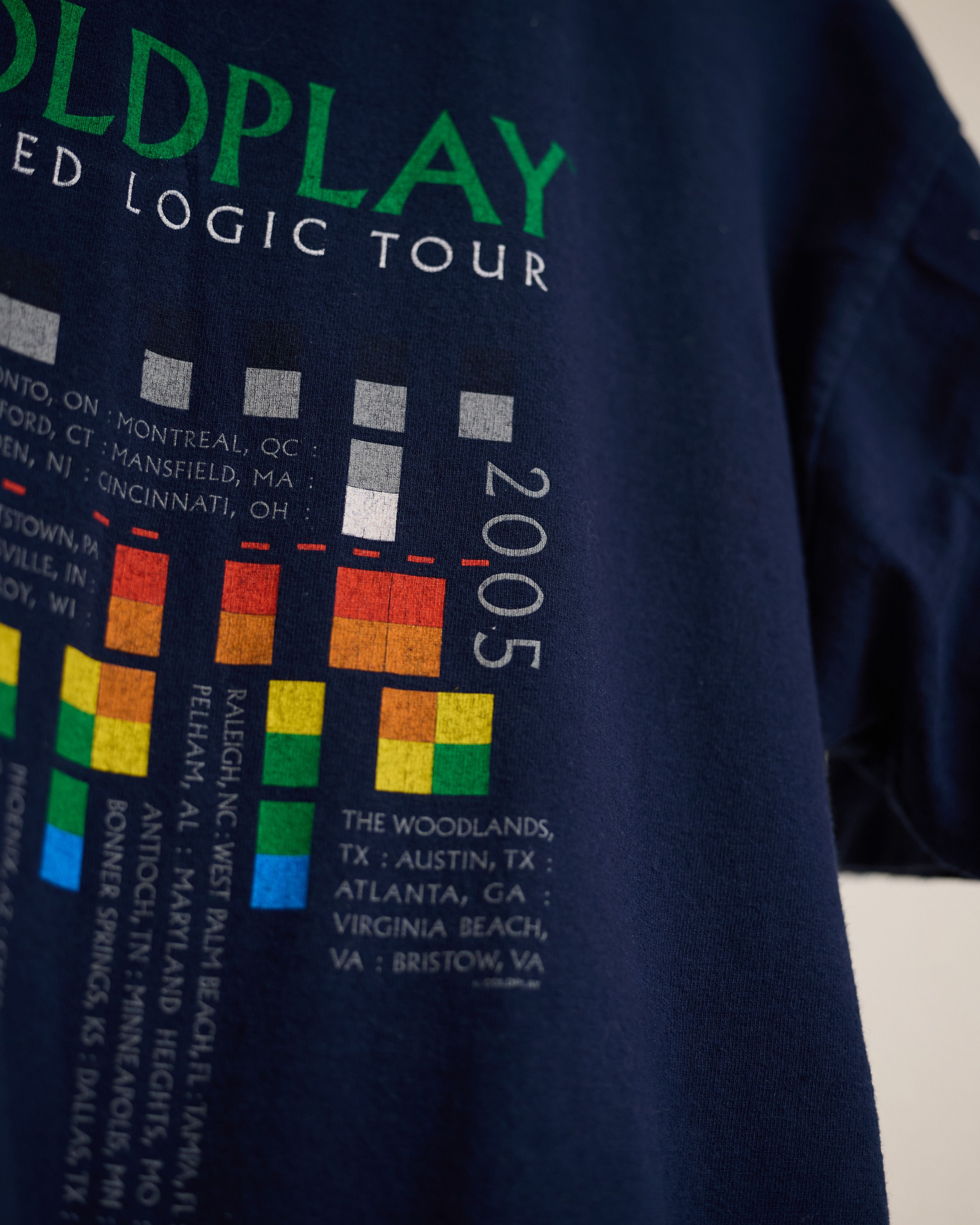 Vintage Vintage 2005 Coldplay Twisted Logic X&Y Tour Shirt Size US L / EU 52-54 / 3 - 4 Thumbnail