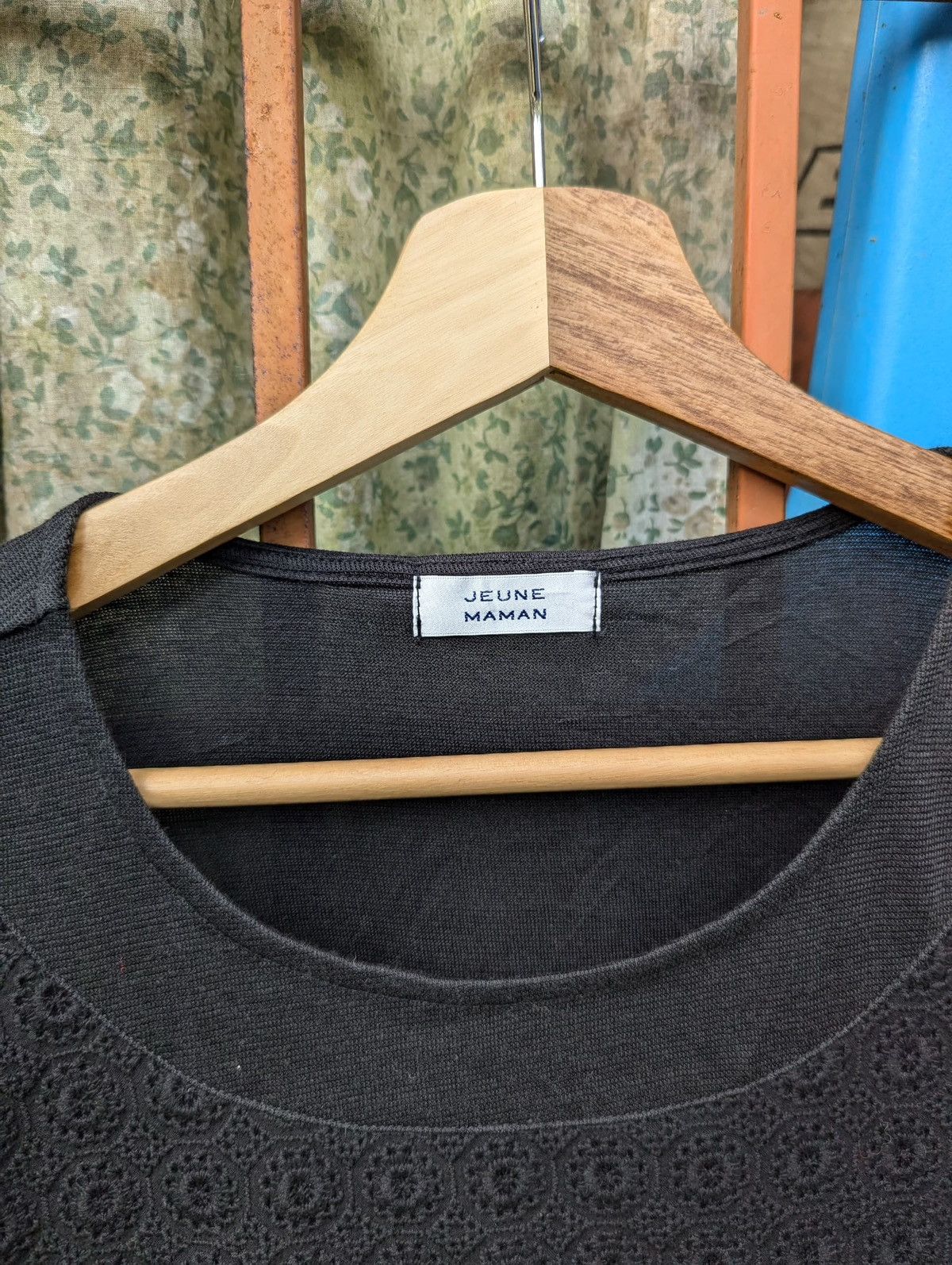 Vintage Jeune Mamat Black Shirt Size L / US 10 / IT 46 - 3 Thumbnail