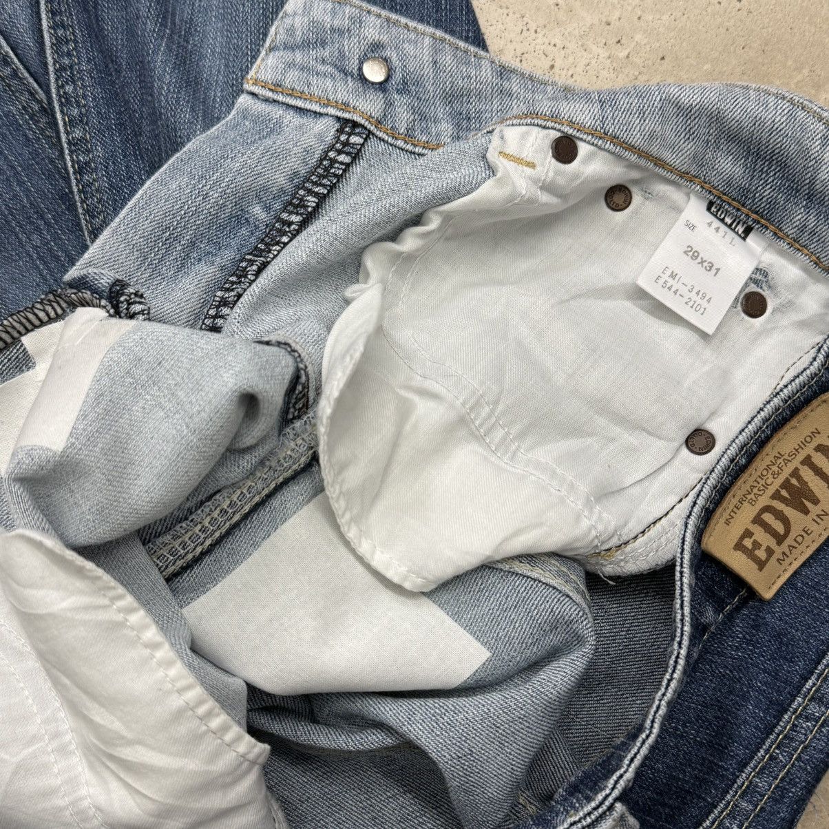 Edwin Edwin Women Flare International Basic Stretch Denim Pants Size 29" - 16 Thumbnail