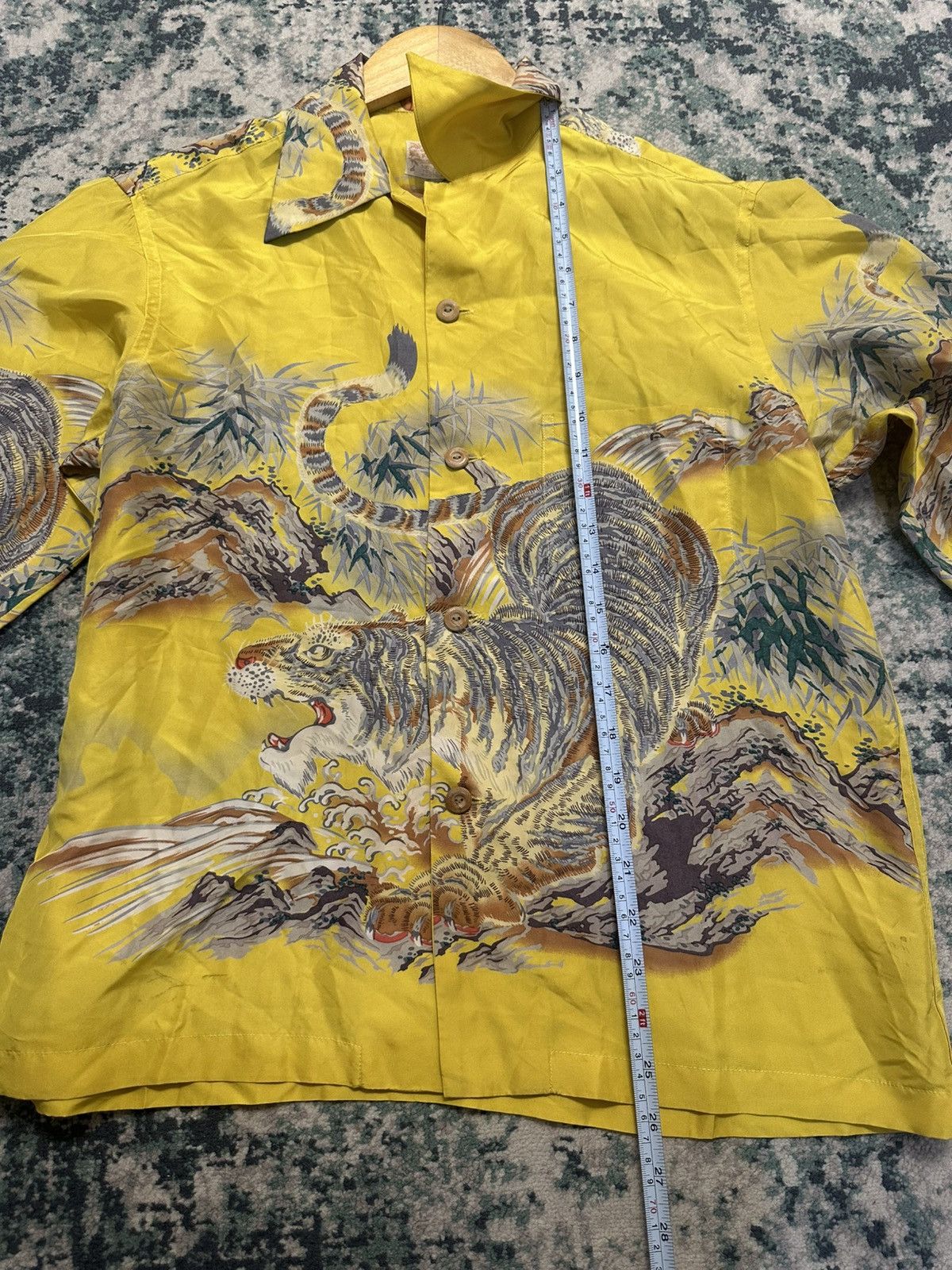 Sun Surf Vintage Sun Surf Toyo Enterprise Pure Silk Tiger L/S Shirt Size US S / EU 44-46 / 1 - 11 Thumbnail