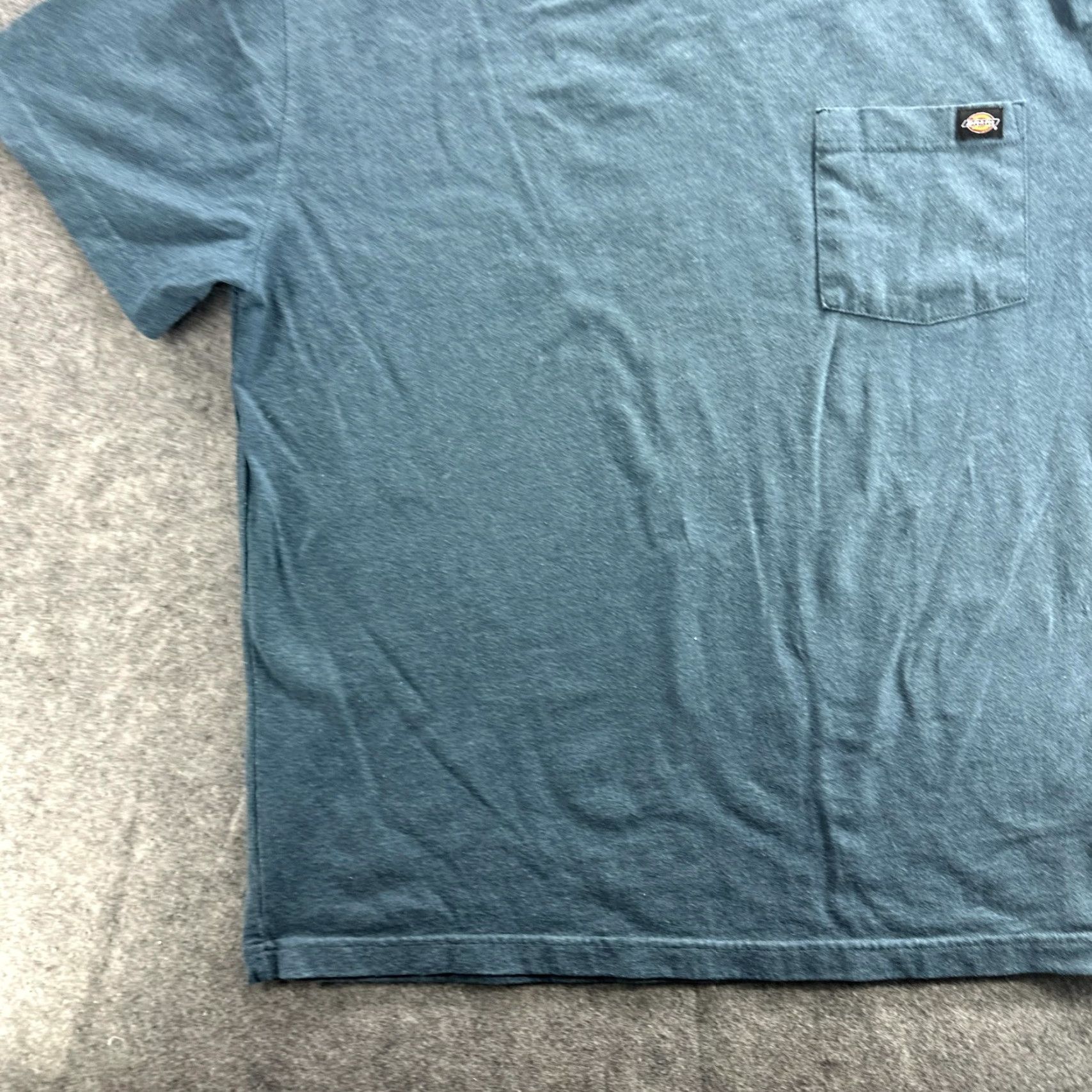 Dickies Dickies Shirt Mens Large Blue Pocket Crewneck Workwear Logo Tee Size US L / EU 52-54 / 3 - 4 Thumbnail