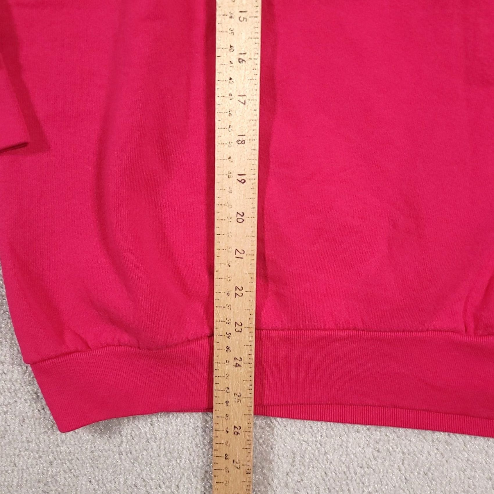 Fruit Of The Loom VINTAGE Fruit of the Loom Sweatshirt Mens XL Pink Crewneck Pullover Fleece 90s USA Size US XL / EU 56 / 4 - 6 Thumbnail