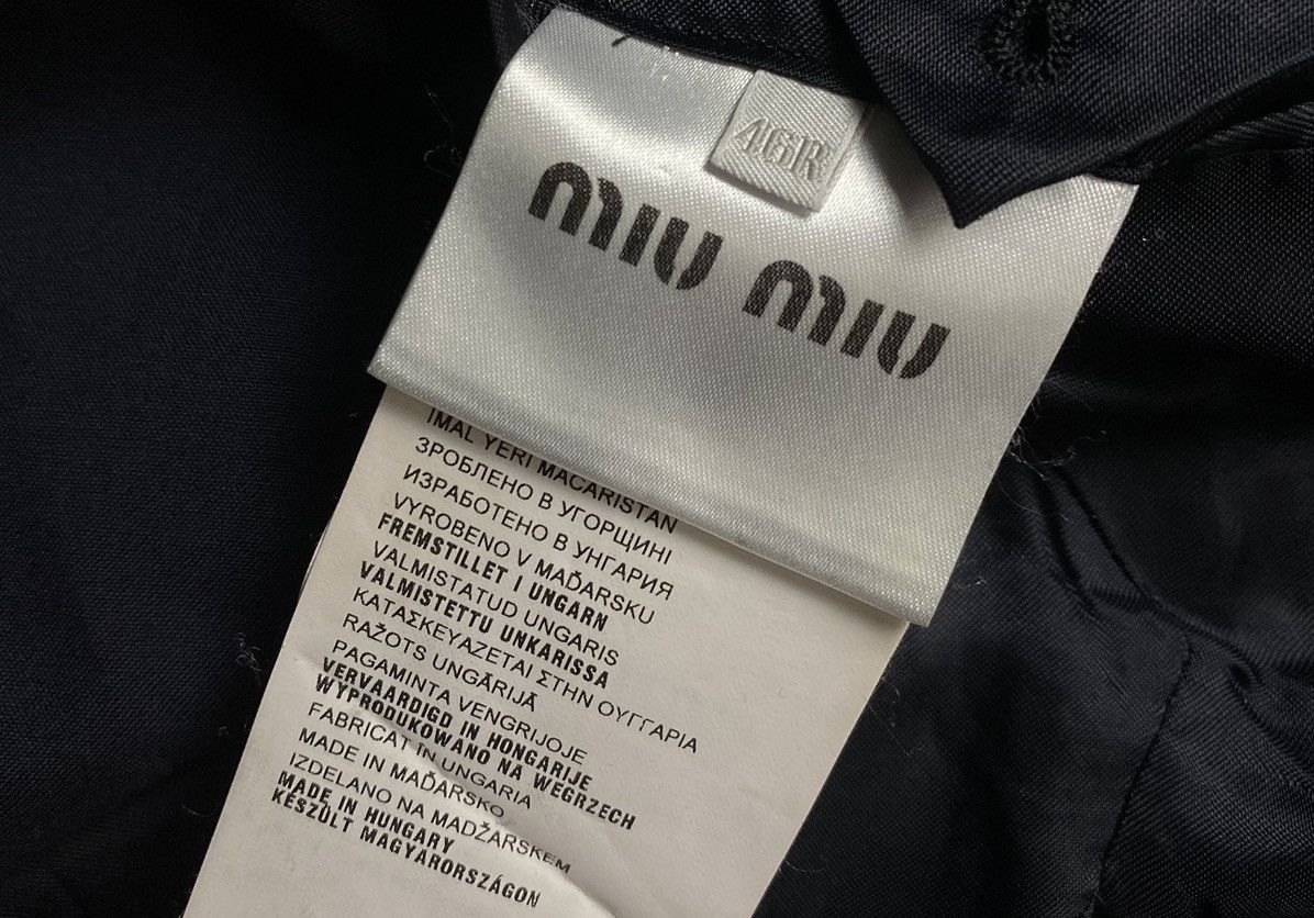Miu Miu Miu Miu FW14 Two Button Blazer Size L / US 10 / IT 46 - 7 Thumbnail