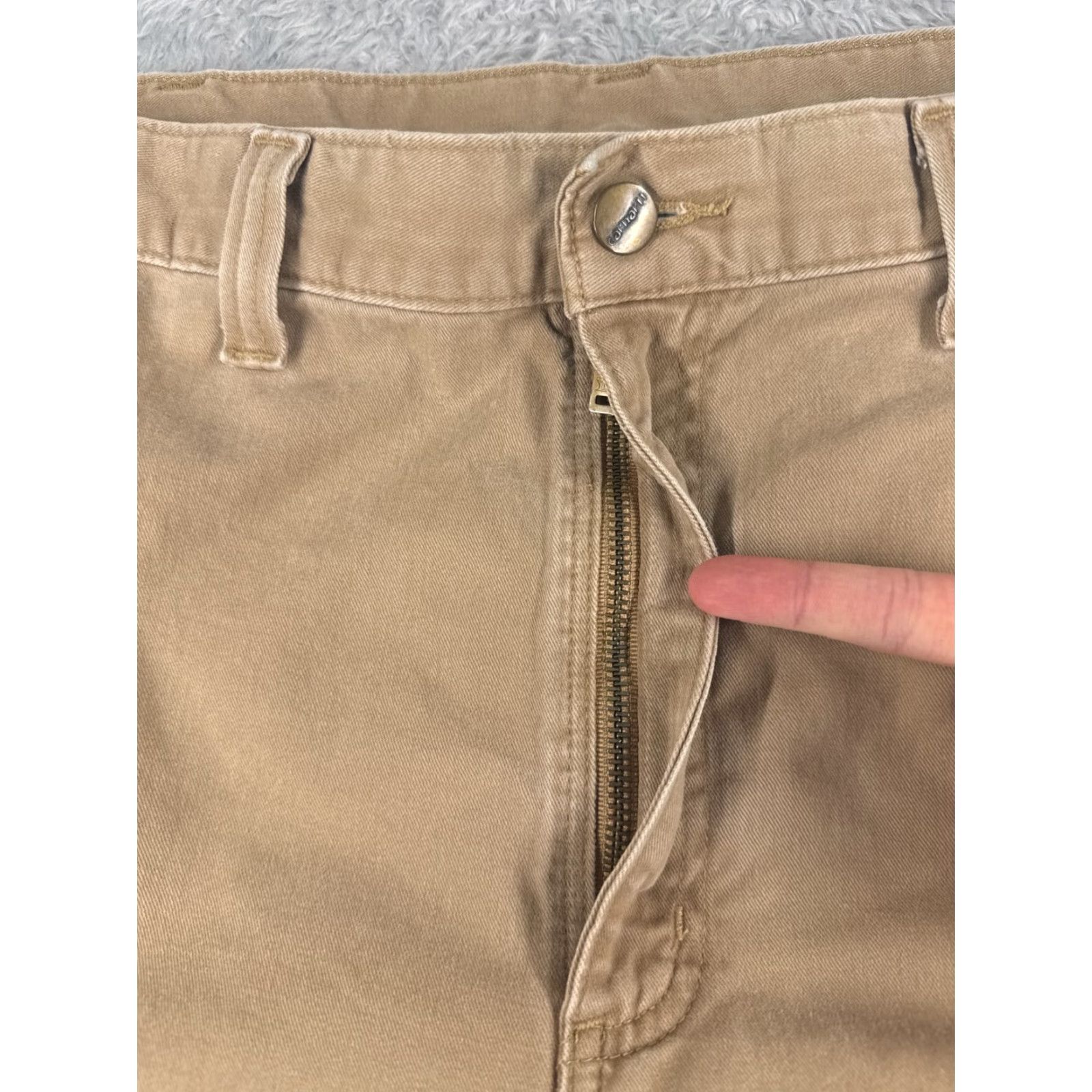 Carhartt Carhartt Pants Men 44 Beige Relaxed Fit Twill 5 Pocket Work 100% Cotton 41x29 Mens Size US 44 / EU 60 - 5 Thumbnail