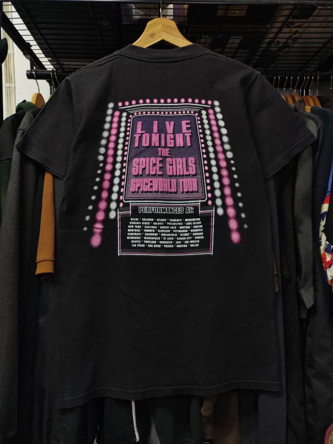 Band Tees Vtg 90's Spice Girls Spiceworld Promo Tour T-Shirt Size US S / EU 44-46 / 1 - 2 Thumbnail