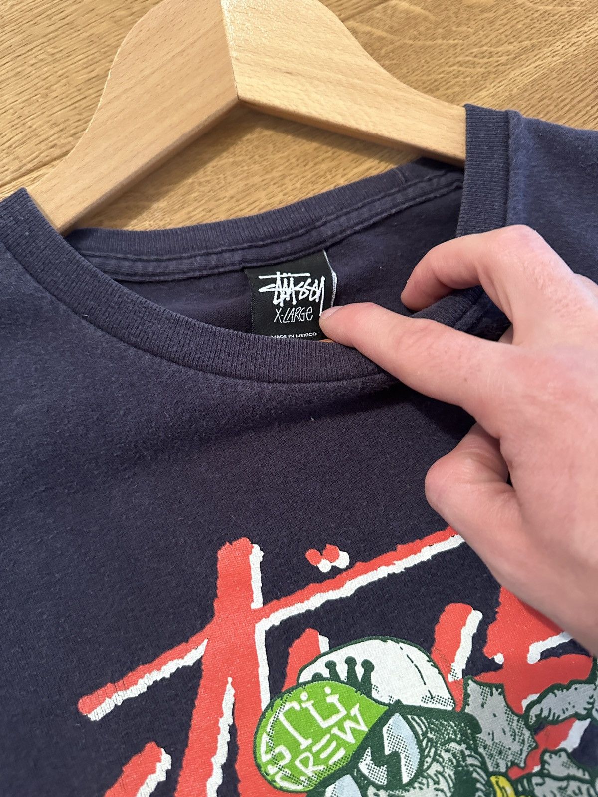 Stussy × Vintage Stüssy vintage Tee Size US XL / EU 56 / 4 - 3 Thumbnail