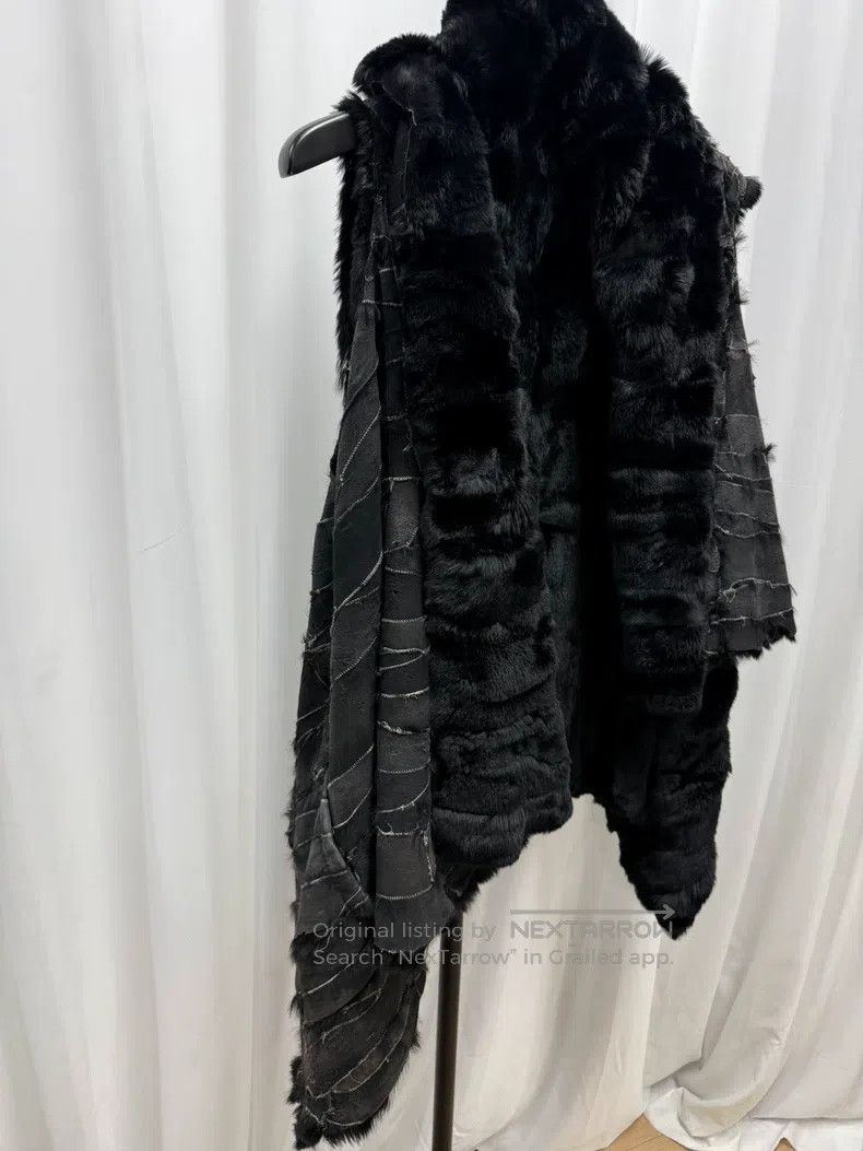 Ann Demeulemeester Ann Demeulemeester Size S sheepskin patchwork vest Size S / US 4 / IT 40 - 2 Thumbnail