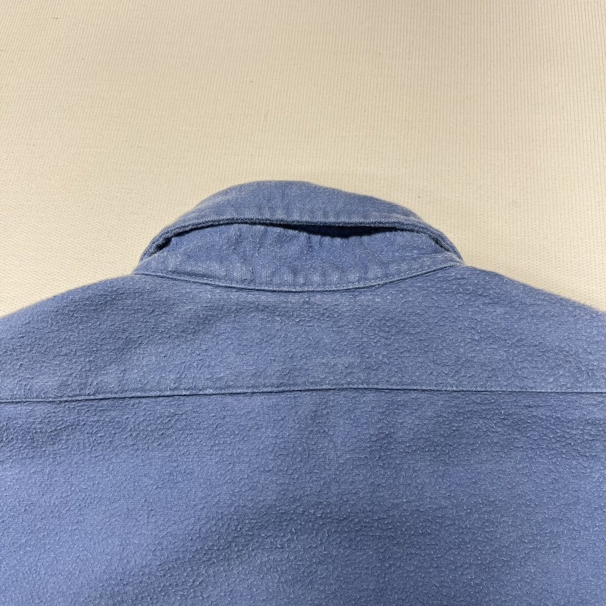 L.L. Bean × Vintage VTG LL Bean Flannel Shirt Blue Chamois Cloth Button Up Retro Size US M / EU 48-50 / 2 - 13 Thumbnail