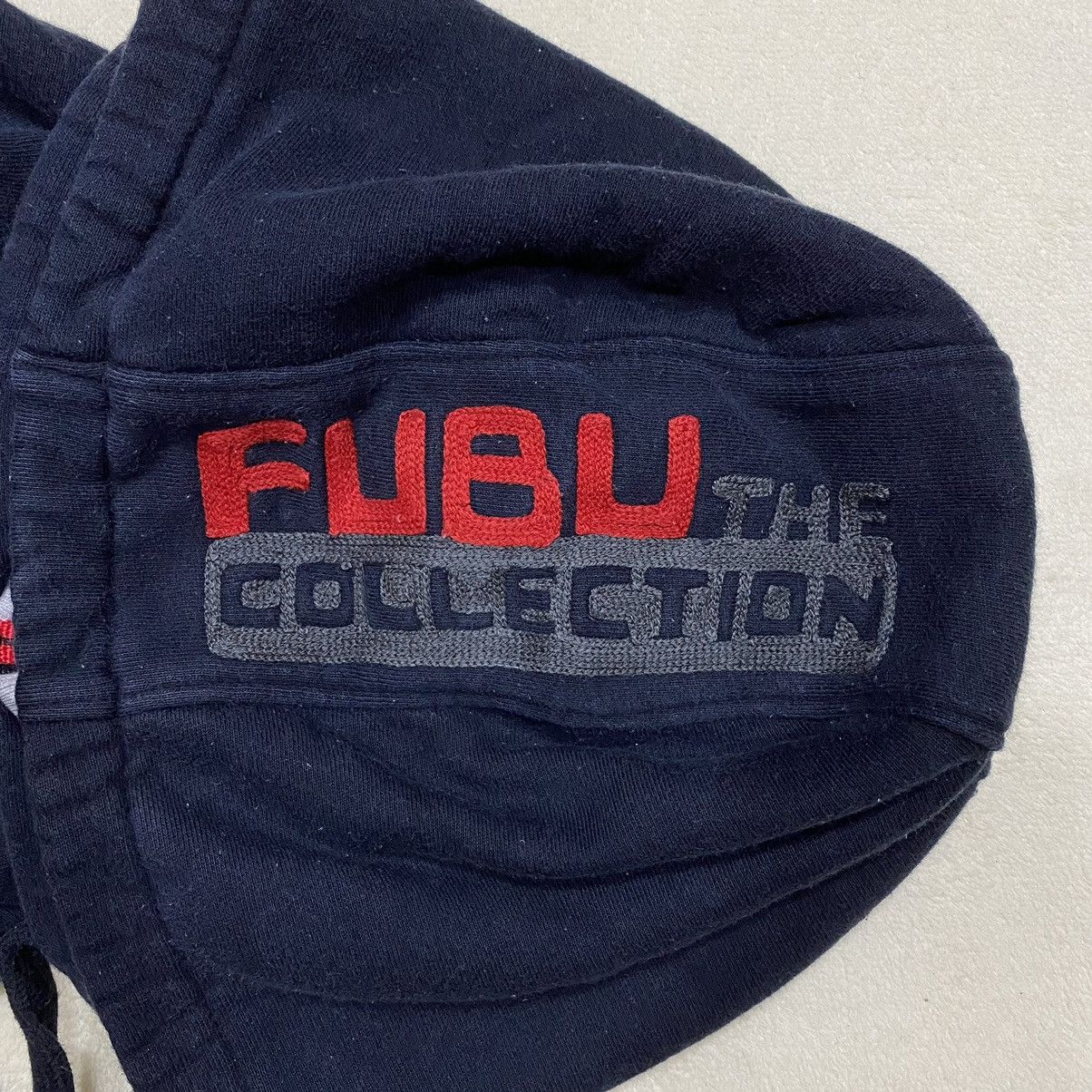 Fubu × Japanese Brand FUBU Embroidered Spellout Zipper Hoodie Size US XS / EU 42 / 0 - 10 Thumbnail