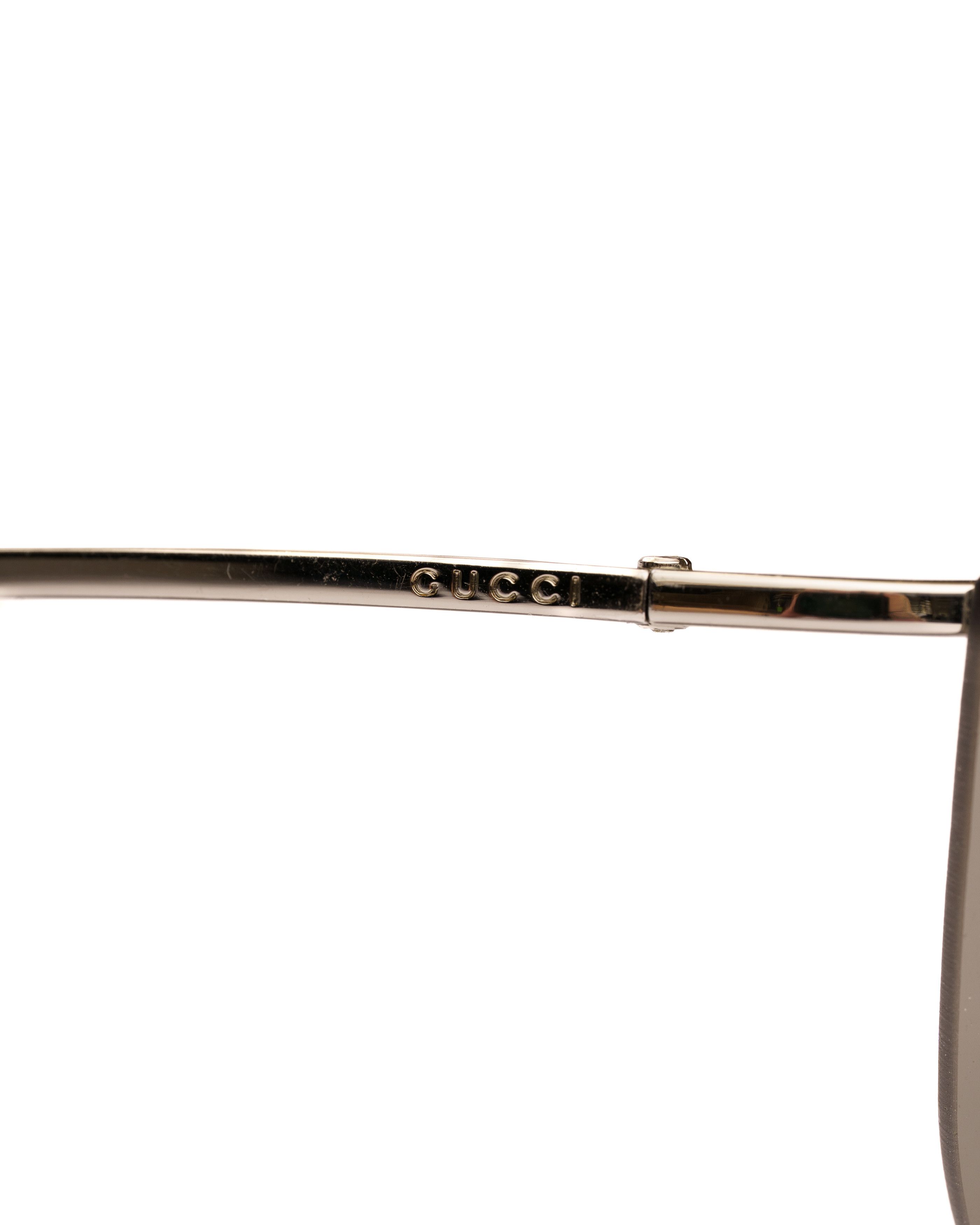 Gucci Gucci '90s Black Oversized Rimless Sunglasses Size ONE SIZE - 3 Thumbnail