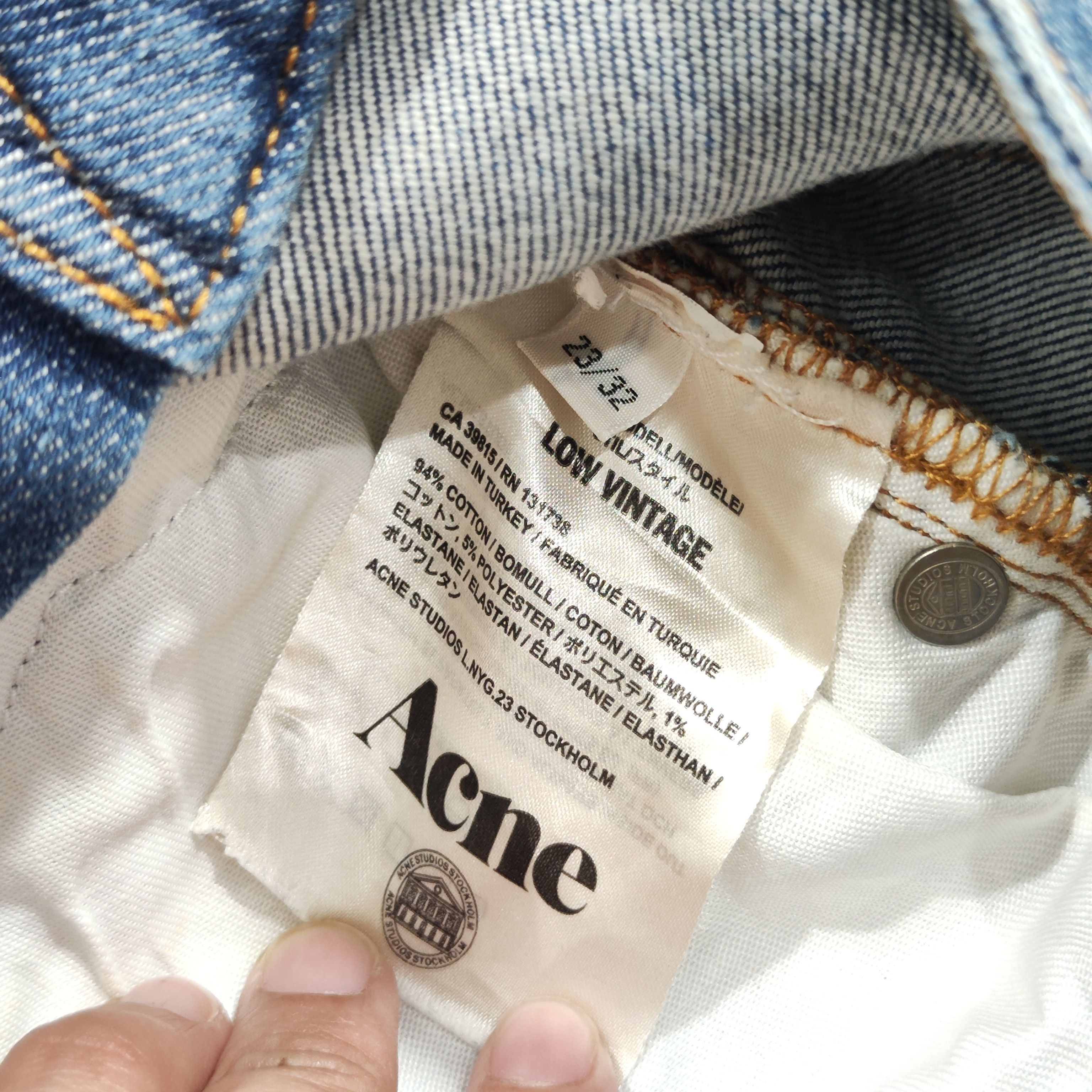 Acne Studios Acne studio Jeans W26 Women's Slim Fit Whisper Size 26" / US 2 / IT 38 - 3 Thumbnail