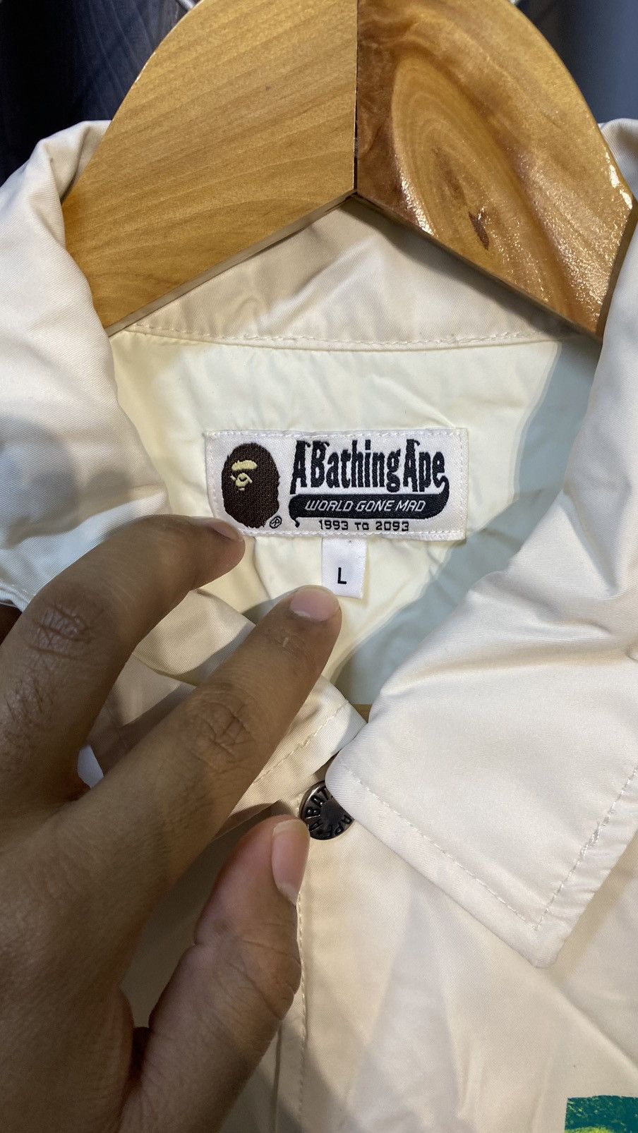 Bape ‼️NEED GONE‼️ BAPE EXCLUSIVE COACH JACKET Size US L / EU 52-54 / 3 - 8 Thumbnail