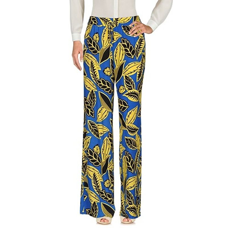 Moschino New MOSCHINO Boutique Leaf Pants $272 SIZE 6 Blue Size 28" / US 6 / IT 42 - 6 Thumbnail