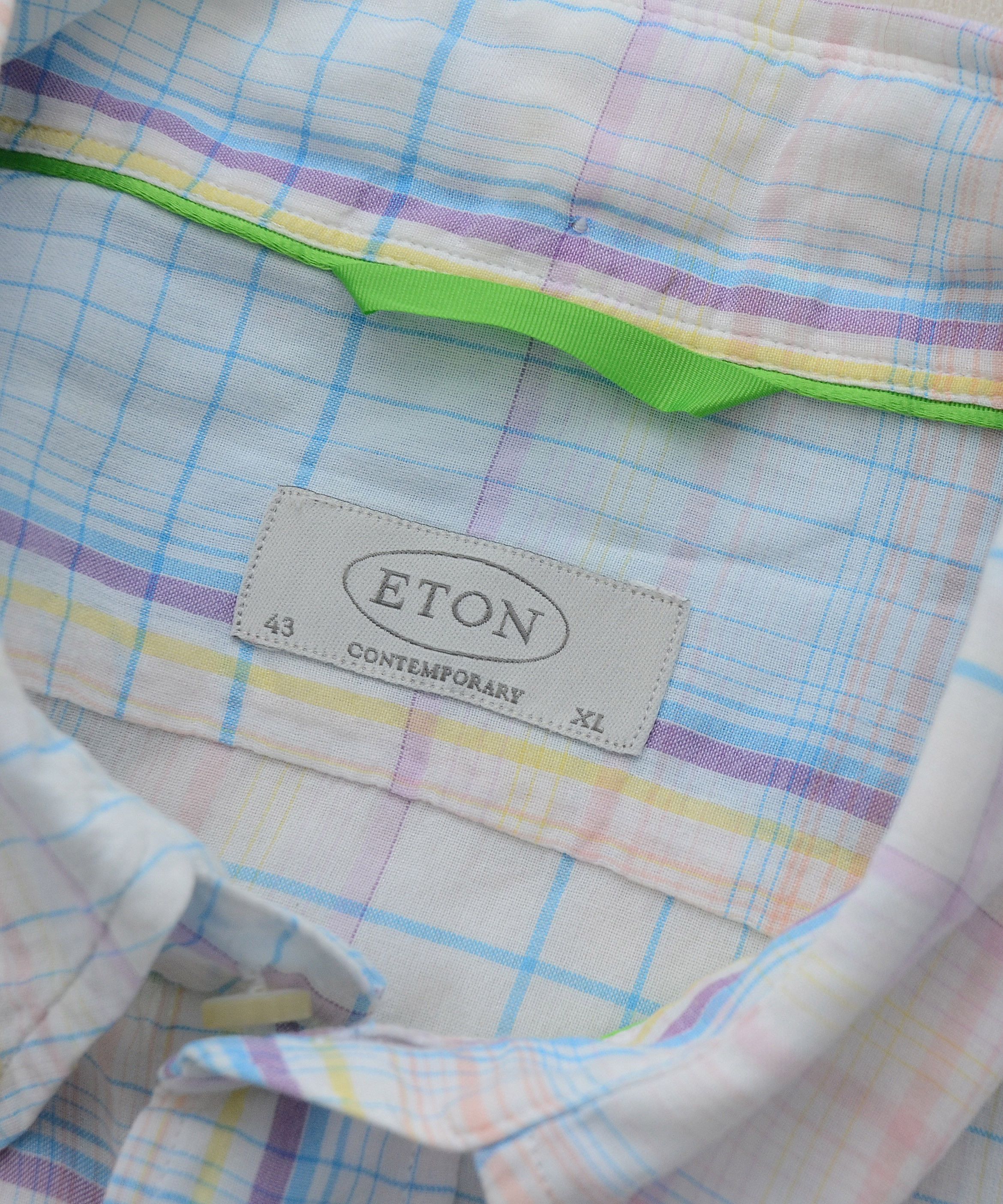 Eton Eton Luxury Shirt Button Patchwork Size US XL / EU 56 / 4 - 8 Thumbnail