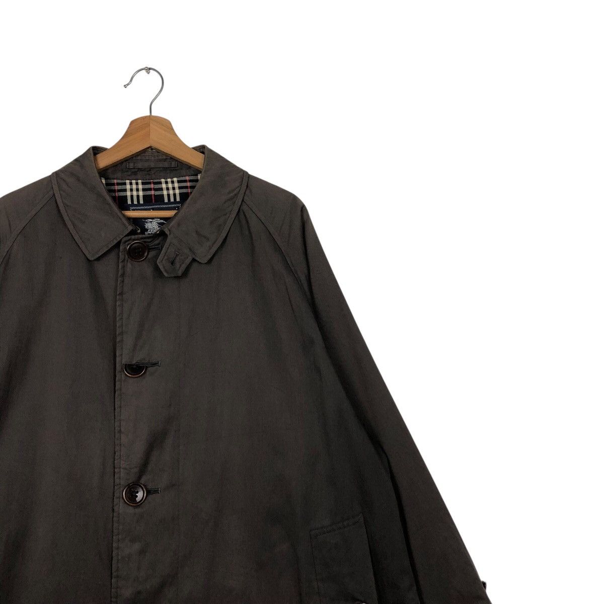 Burberry 📌Vintage Trench Coat Burberrys Long Jacket Nova Check Size US M / EU 48-50 / 2 - 8 Thumbnail