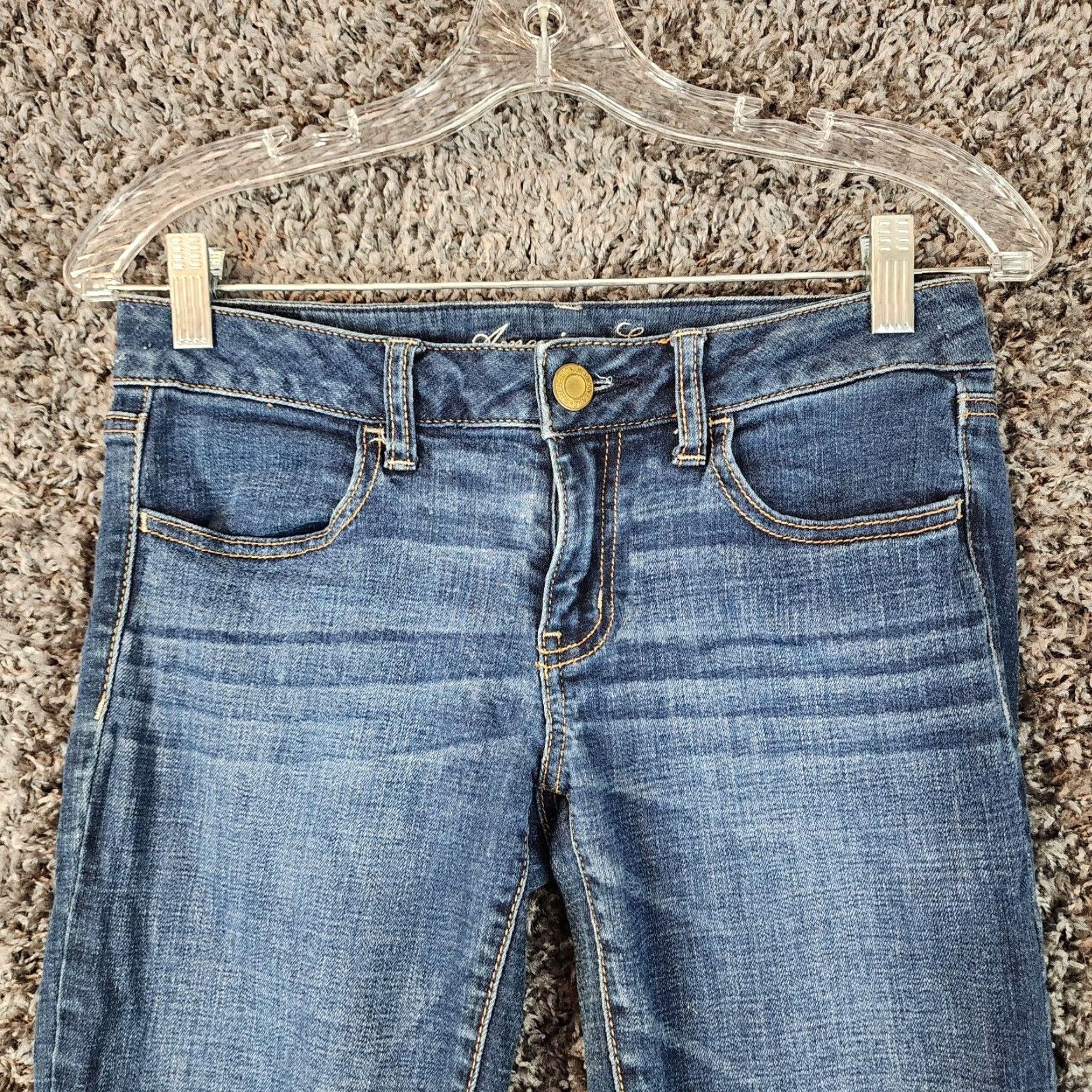 American Eagle Outfitters American Eagle Jeans Jegging Womens Skinny 6 Blue IS 29x29 Size 6 Womens Blue Jegging Size 28" / US 6 / IT 42 - 2 Thumbnail