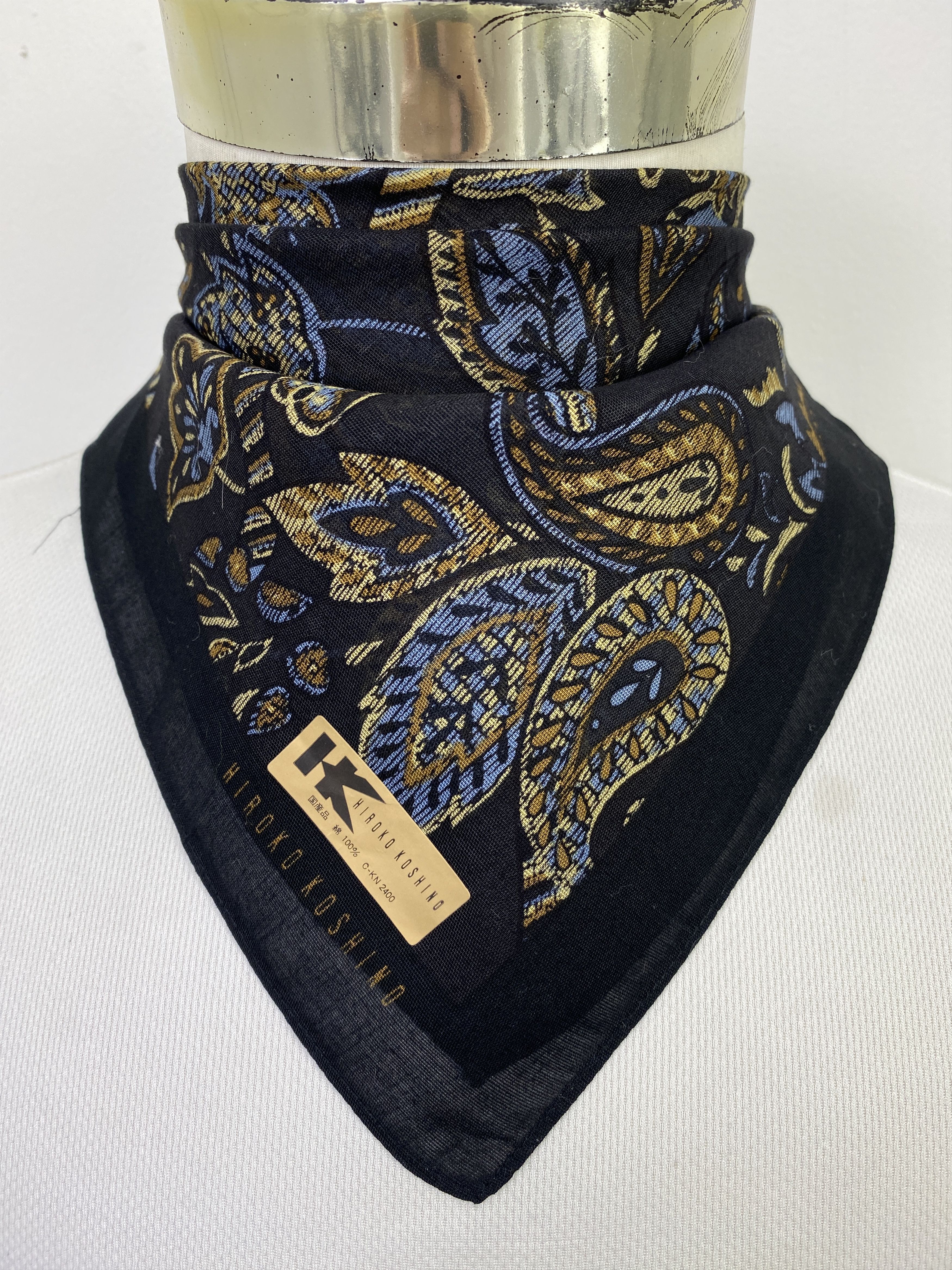 Hiroko Koshino Homme Hiroko Koshino Handkerchief / Neckerchief KT0188 Size ONE SIZE - 1 Thumbnail
