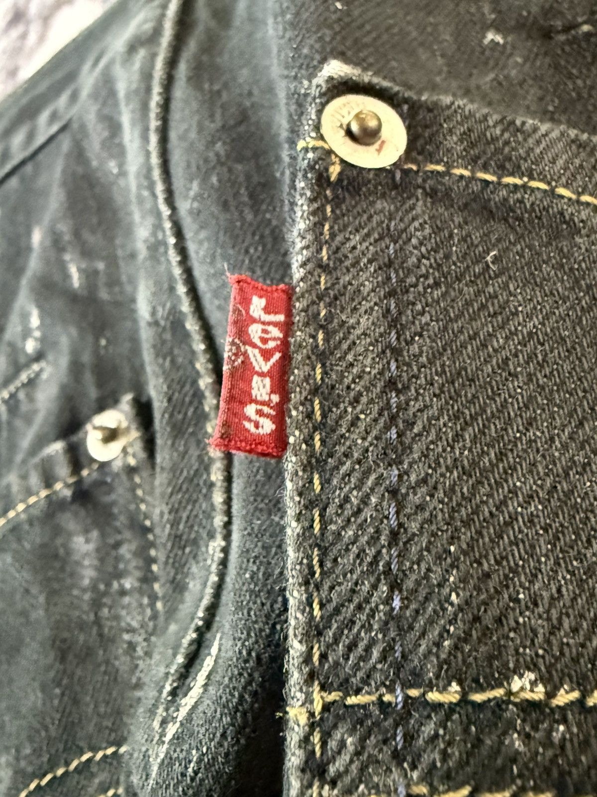 Levi's Vintage Levis Engineered Matrix Digital Rain Painted Jeans Size US 29 - 22 Thumbnail