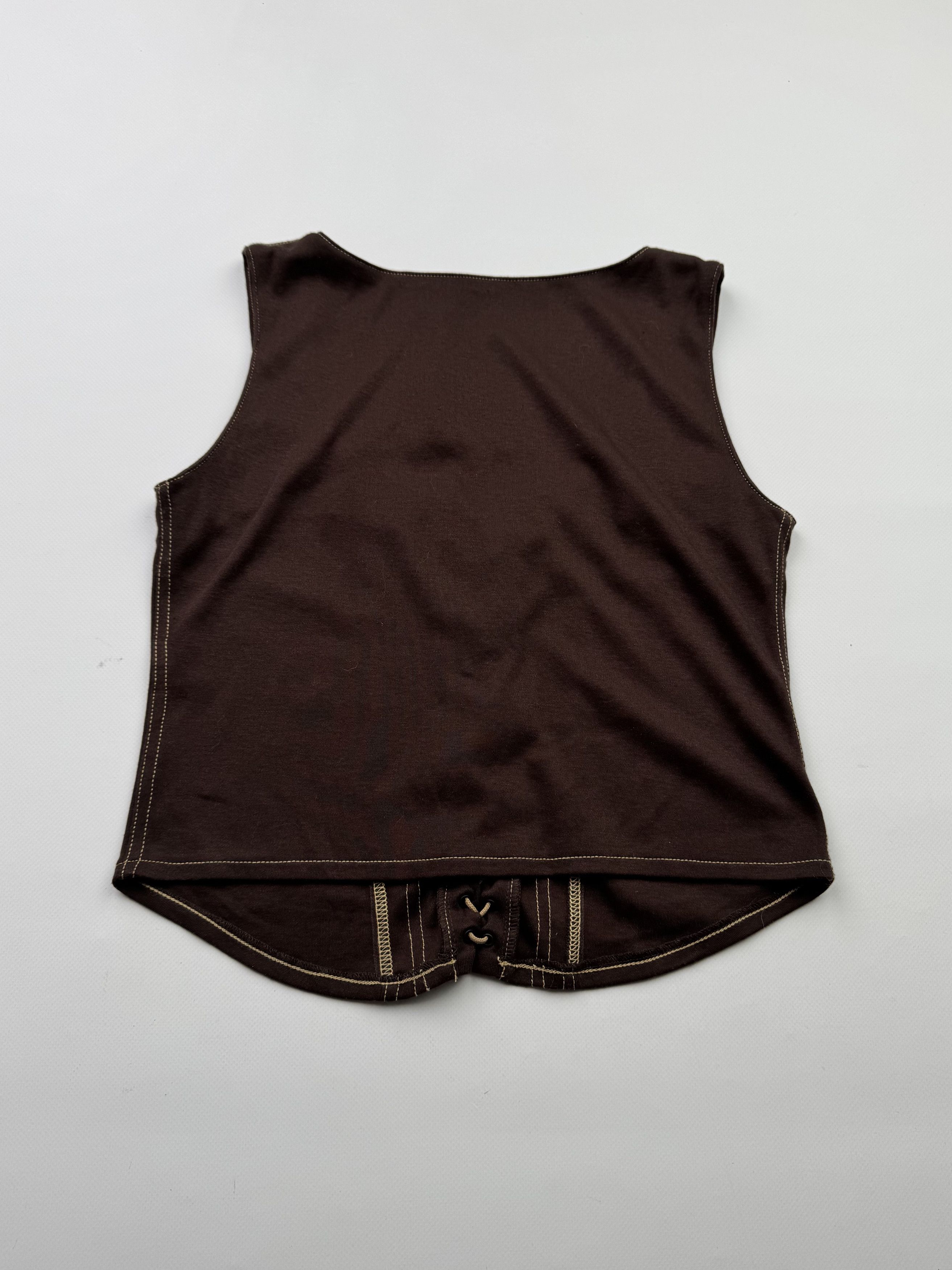 Vintage Vintage Tank Top B567(V160)E2 Size S / US 4 / IT 40 - 4 Thumbnail