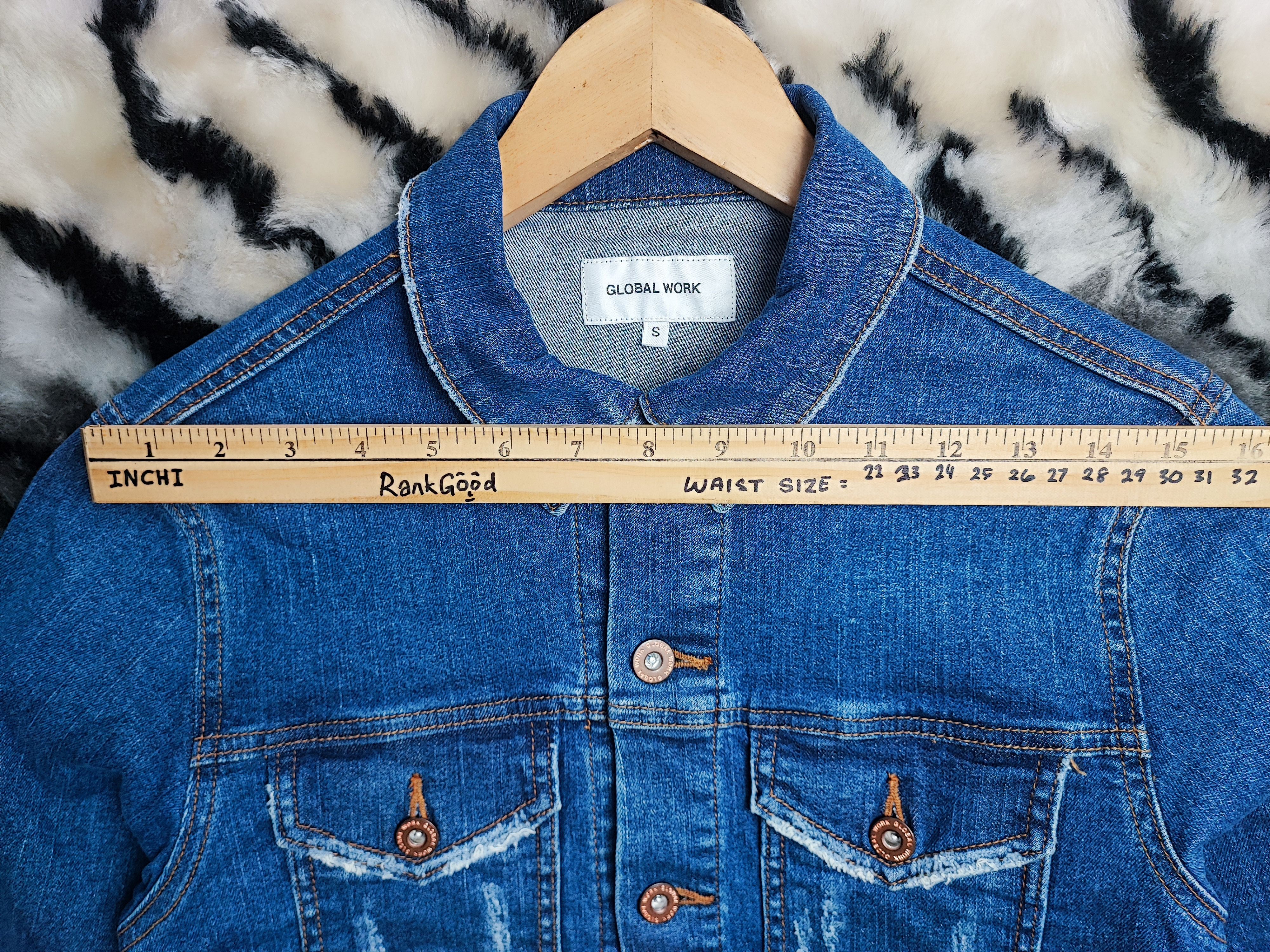 Global Work Global Work Japan Denim Jacket Style Type 3 Trucker 17x24 Size US M / EU 48-50 / 2 - 3 Thumbnail