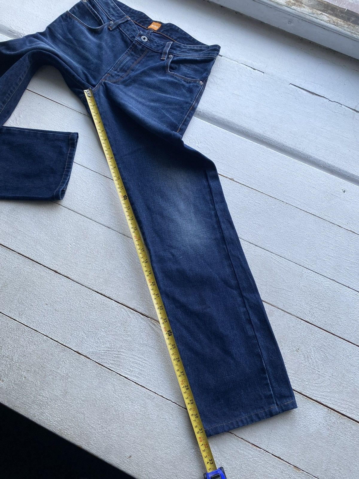 Hugo Boss 00s Y2K Hugo Boss Orange 63 Slim Fit Denim Jeans W31 L31 Size US 31 - 17 Thumbnail