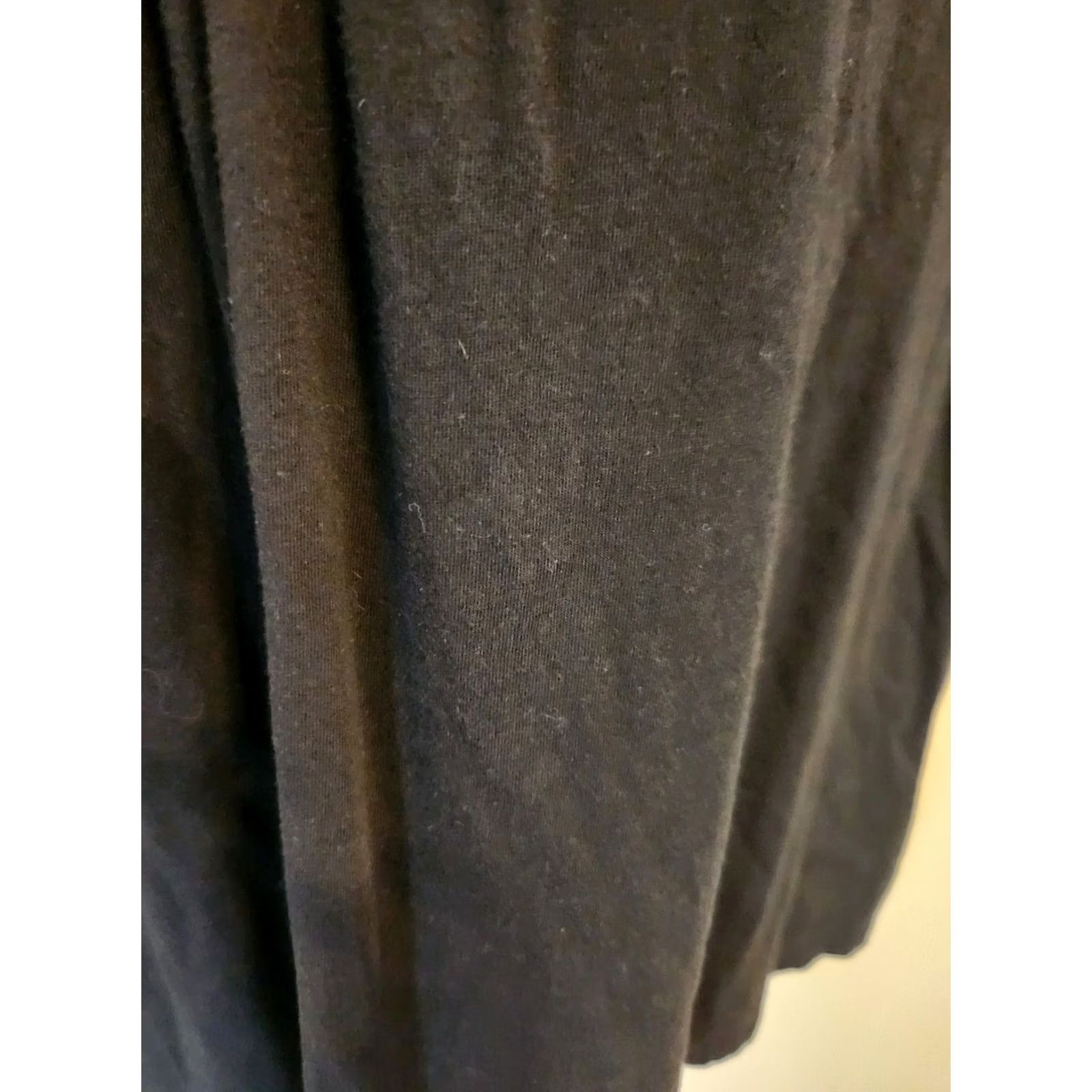 Vintage Lane Bryant Womens Top Black Long Sleeve V Neck Sequins Stretch Plus Size 22 24 Blouse Size 3XL / US 20-22 - 3 Thumbnail