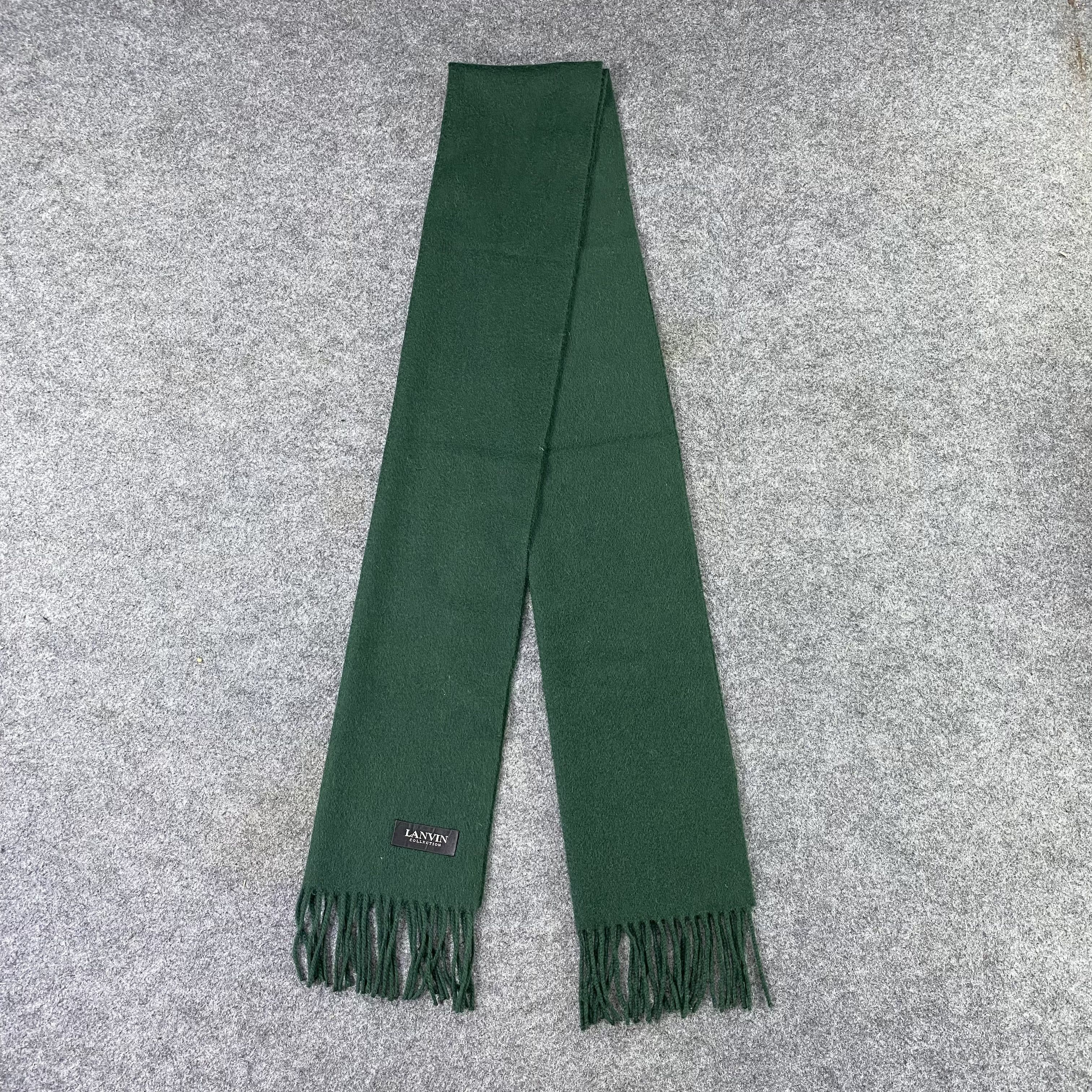 Lanvin Lanvin 100% Cashmere Scarf / Muffler / Neckwear - T1159 Size ONE SIZE - 4 Thumbnail
