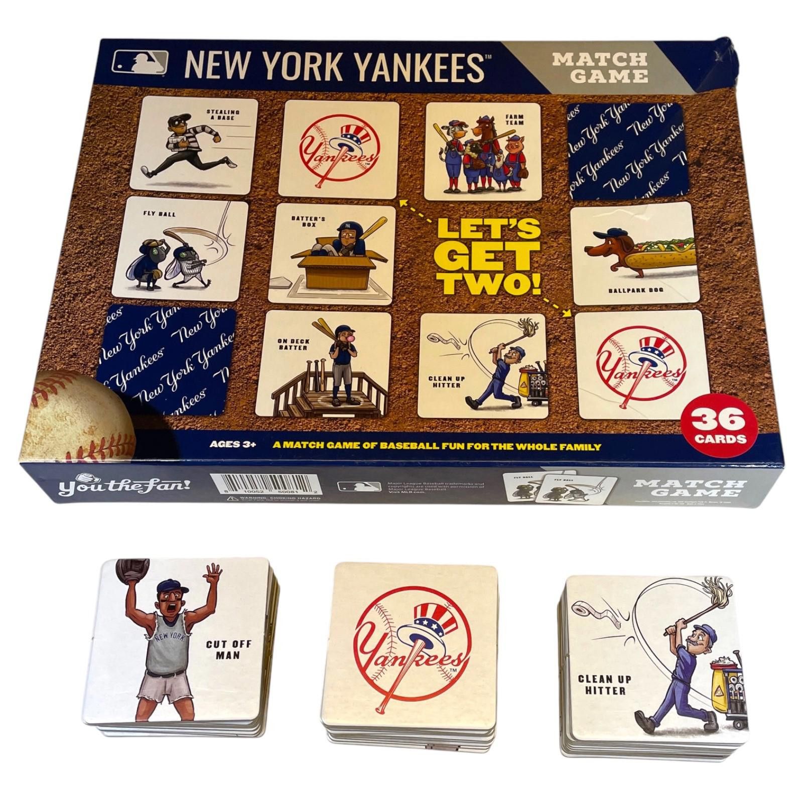 Other New York Yankees MLB Match Game Memory Card Set Complete Size ONE SIZE - 3 Thumbnail