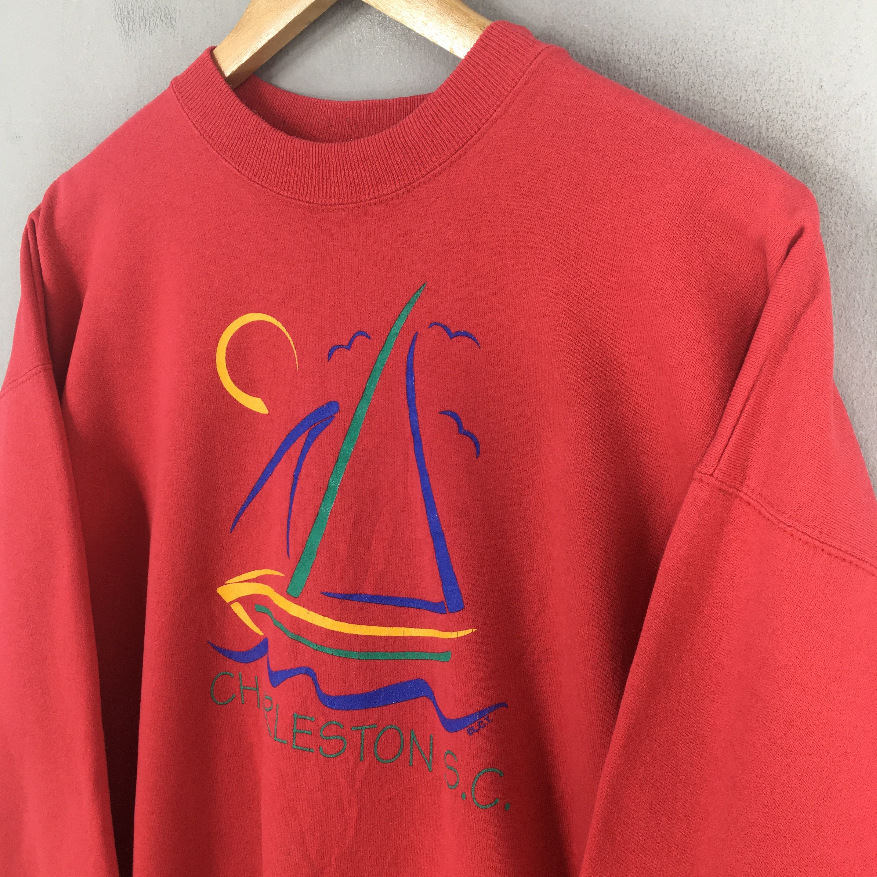 Vintage Vintage Charleston South Carolina Sweater Large Size US L / EU 52-54 / 3 - 3 Thumbnail