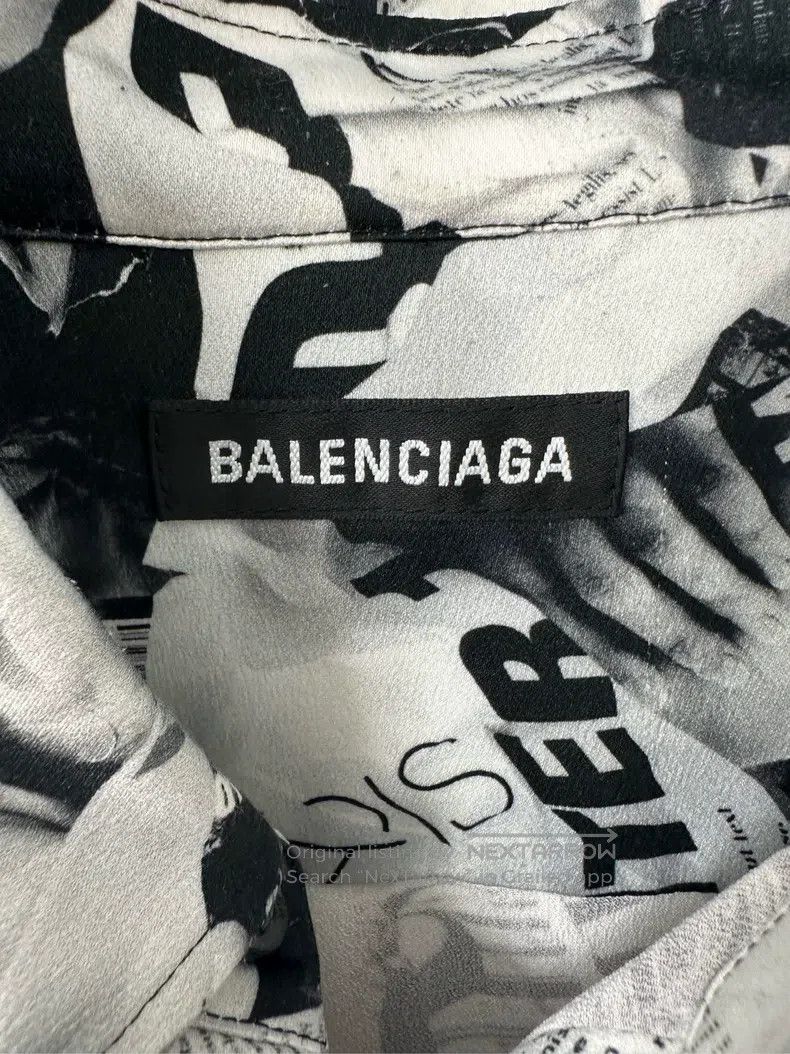Balenciaga Balenciaga size 39 Magazine Shirt Jacket Size US M / EU 48-50 / 2 - 3 Thumbnail