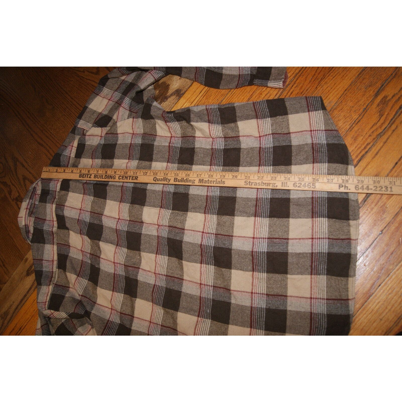Sears VTG Sears Mens Flannel Shirt XL 17-17.5 Plaid Rockabilly Size US XL / EU 56 / 4 - 9 Thumbnail