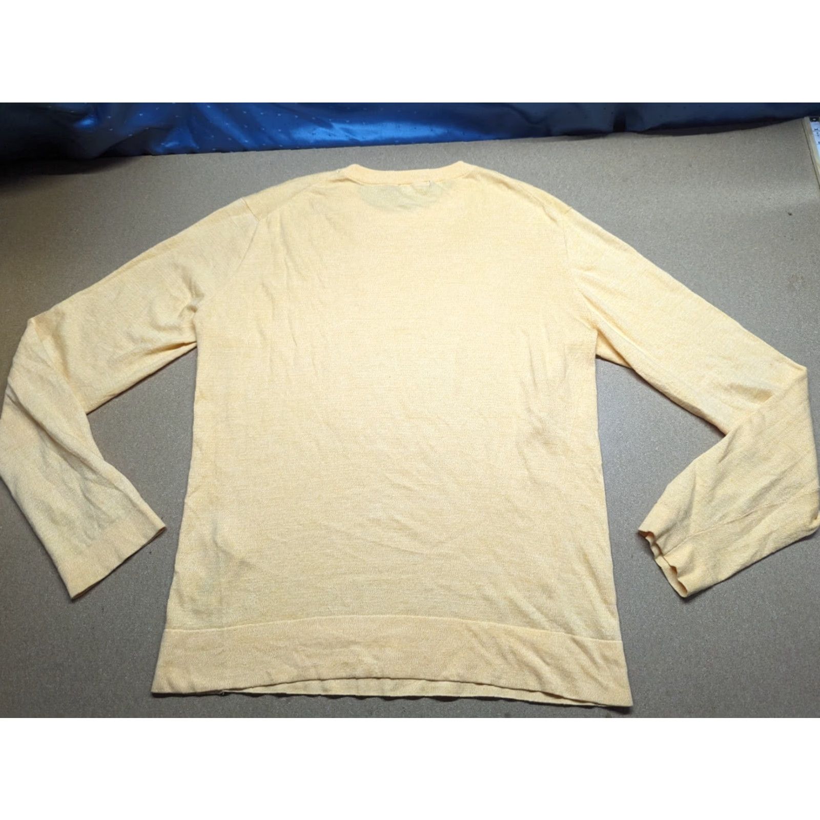 J.Lindeberg J. Lindeberg Mens Sweater Size M Knit Round Neck Orange Soft Niklas Size US M / EU 48-50 / 2 - 2 Thumbnail