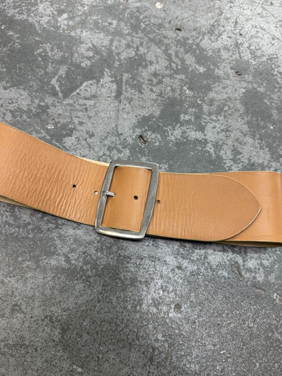 Vintage Vintage Real Leather Belts Size ONE SIZE - 2 Thumbnail