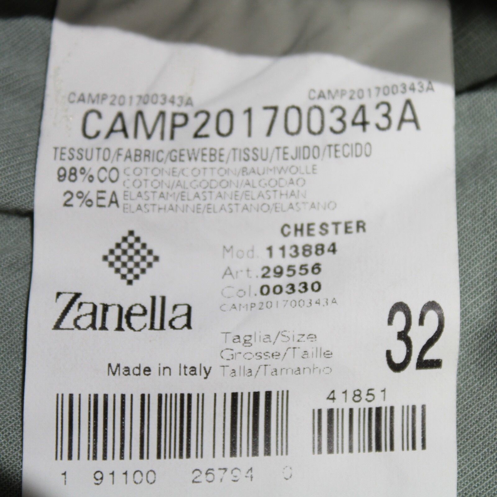 Zanella Zanella New with tags Chino Size 32 US In Green Size US 32 / EU 48 - 5 Thumbnail