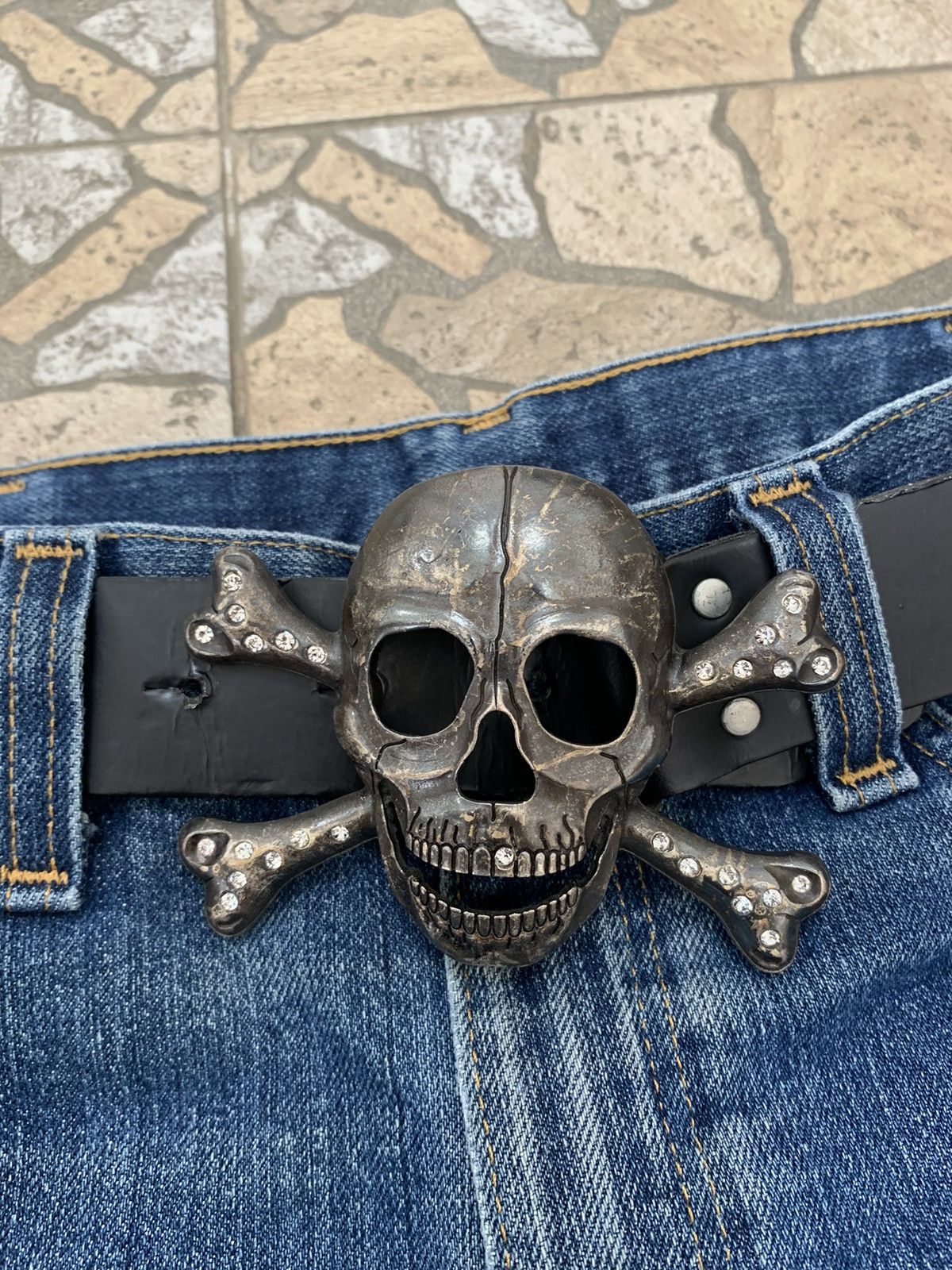 Other Y2K Skull Belt Size ONE SIZE - 3 Thumbnail