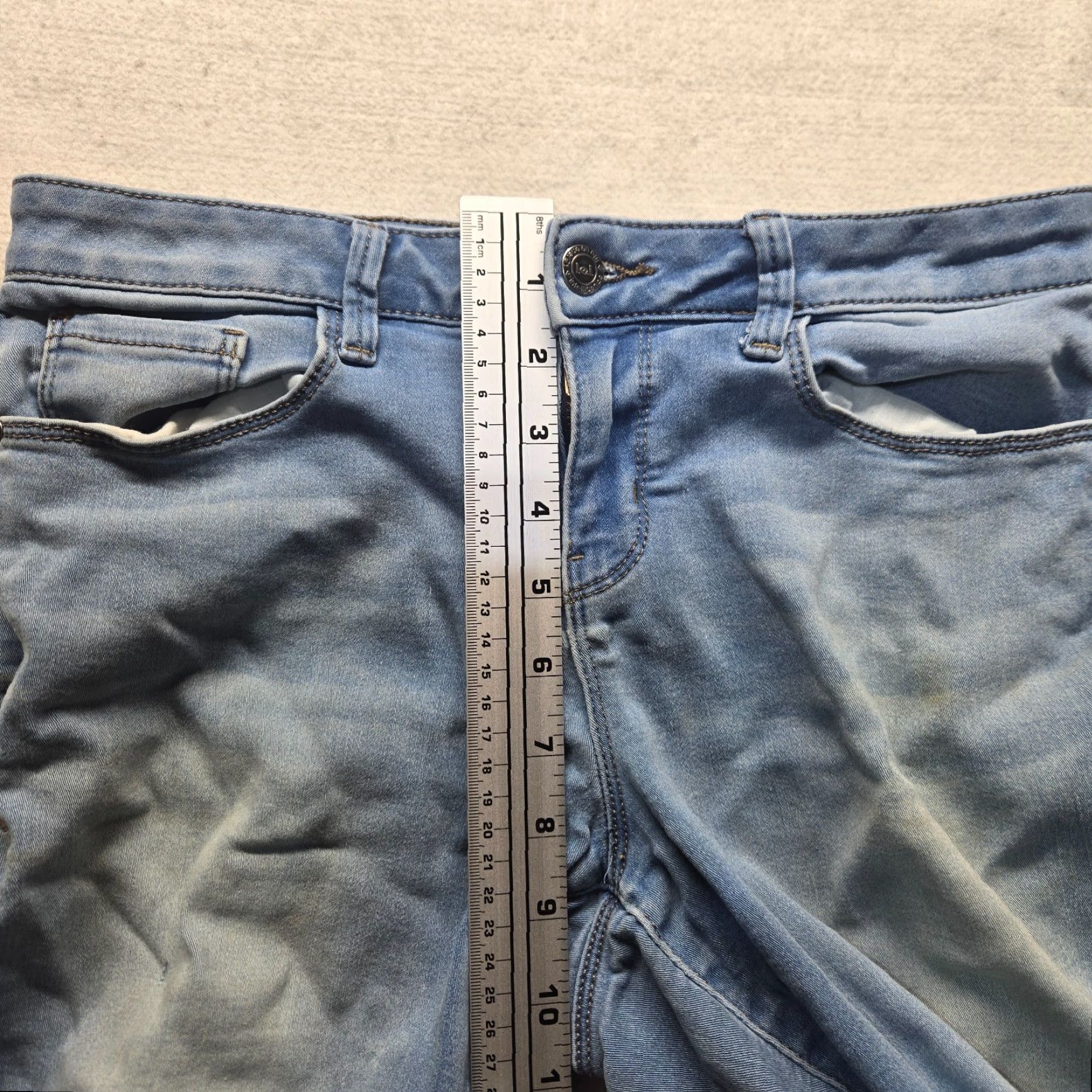 Vintage VINTAGE LEI Light Wash Denim Jeans Pants Women Size 11 Flared Mid Rise Cotton Blend Size 32" / US 10 / IT 46 - 5 Thumbnail