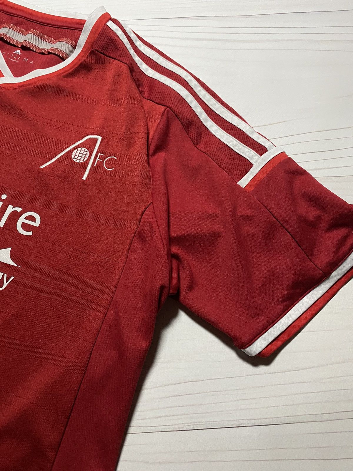 Adidas × Vintage Adidas Aberdeen FC 2014/15 home football y2k t shirt jersey Size US XL / EU 56 / 4 - 7 Thumbnail