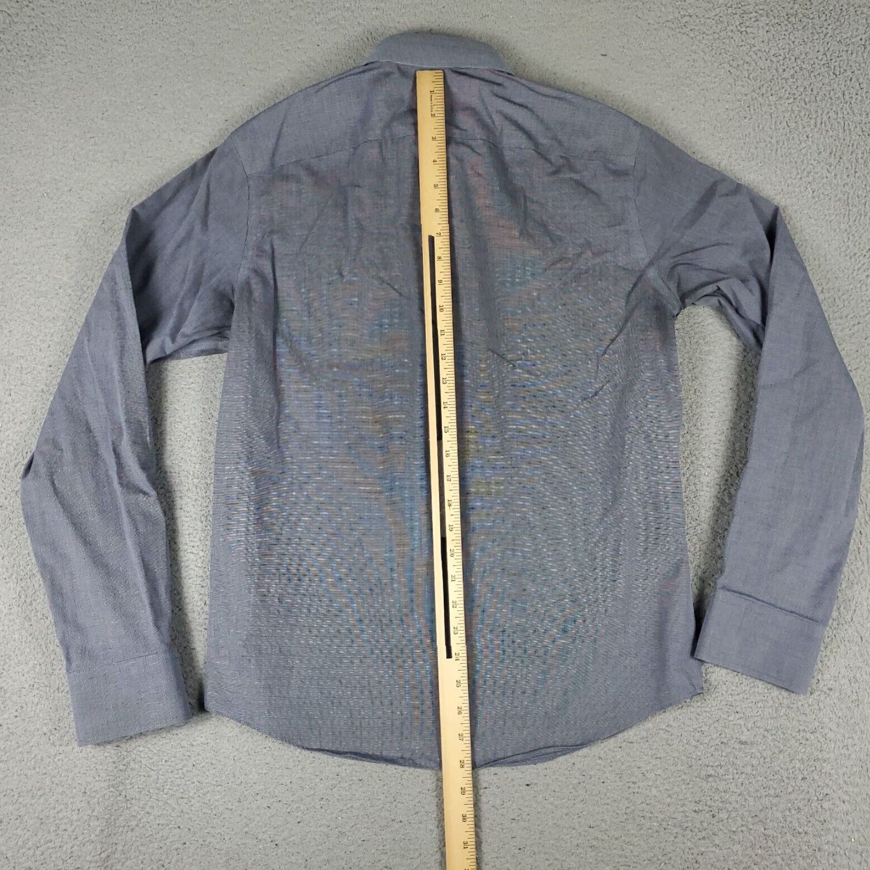 UNTUCKit UNTUCKit Shirt Mens Medium Blue Slim Fit Button-Up Long Sleeve Casual Workwear Vintage: No (adjust) Size US M / EU 48-50 / 2 - 5 Thumbnail