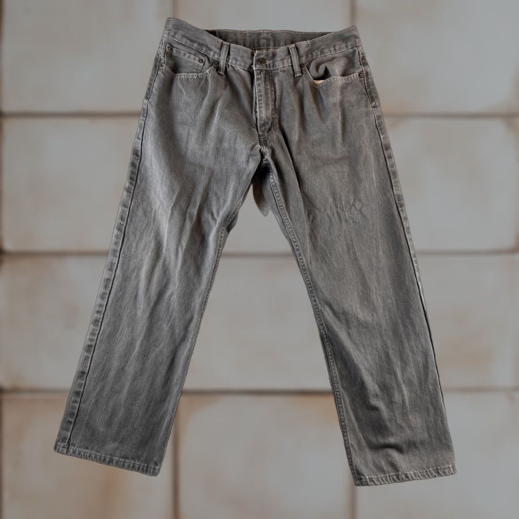 Levi's Levi's Jeans Men 36 36x30 Gray Skinny City Logo 5-Pocket Denim Vintage No Size US 36 / EU 52 - 1 Thumbnail
