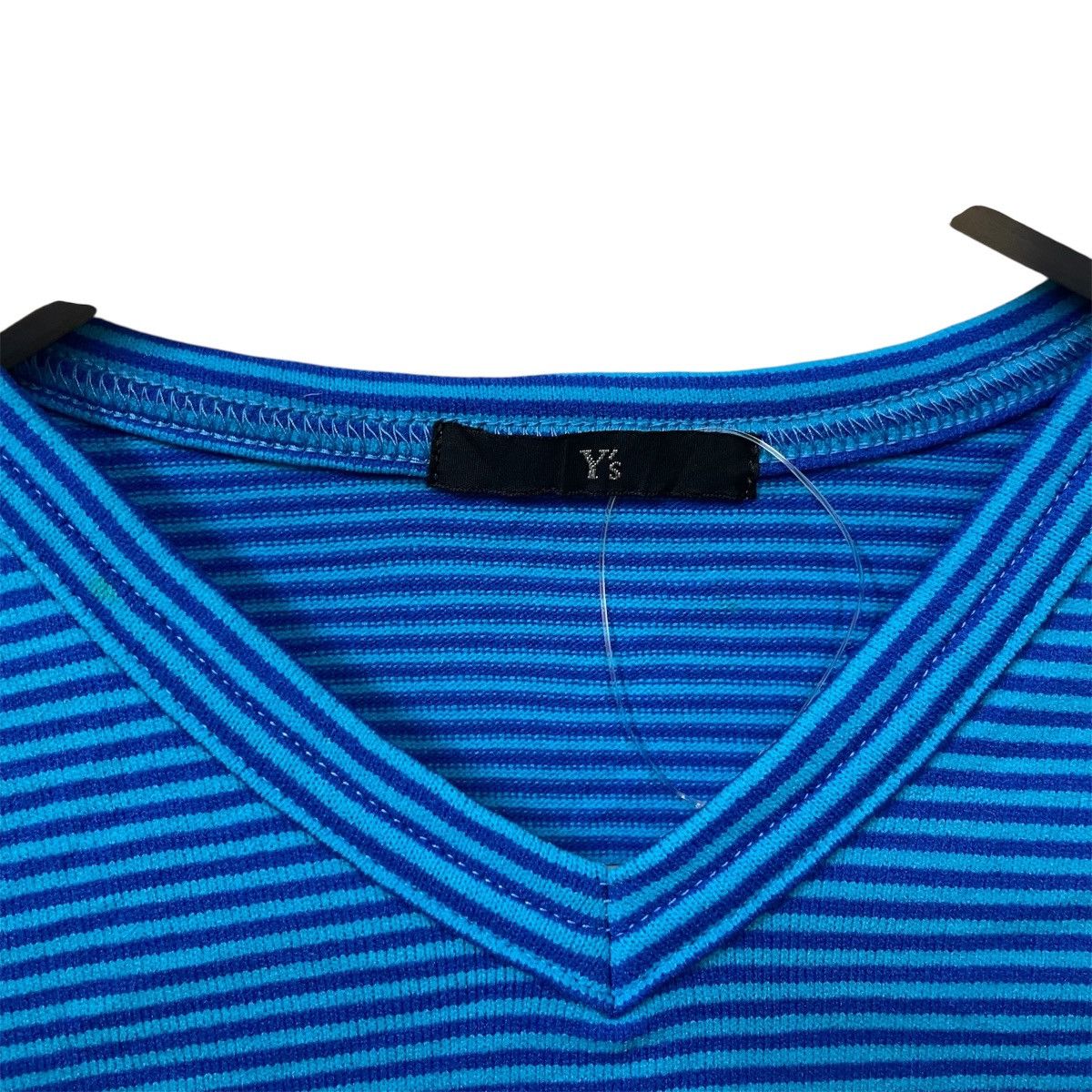 Yohji Yamamoto Y's Yohji Yamamoto Blue Stripe Boxy Longsleeve Size S / US 4 / IT 40 - 4 Thumbnail