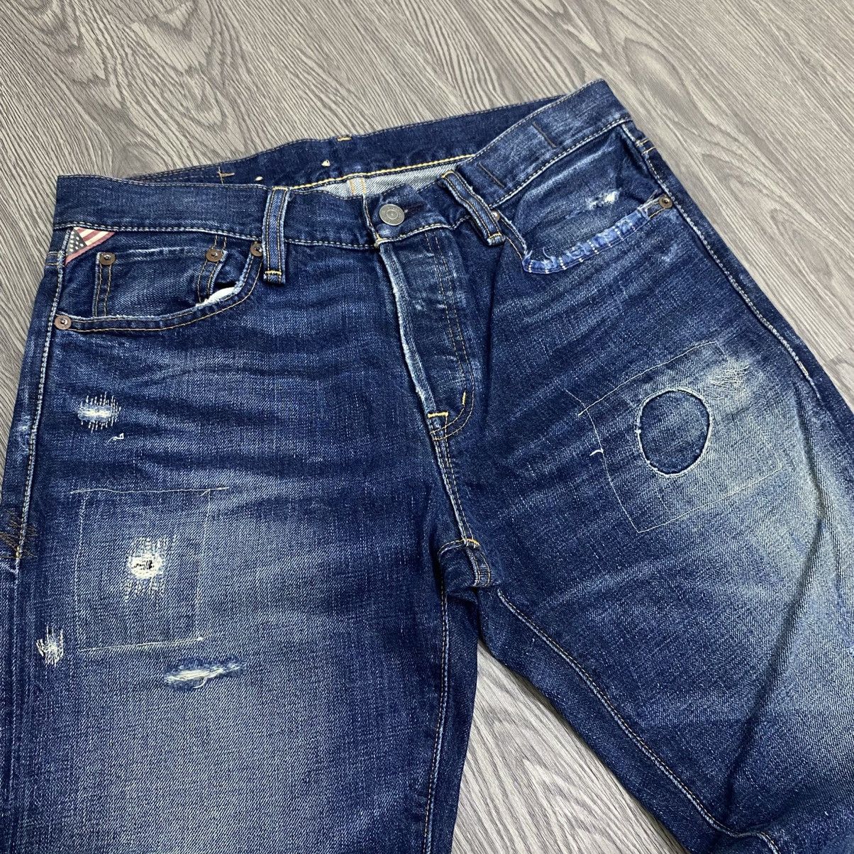 Ralph Lauren Ralph Lauren Distressed Denim Pant Size US 30 / EU 46 - 2 Thumbnail