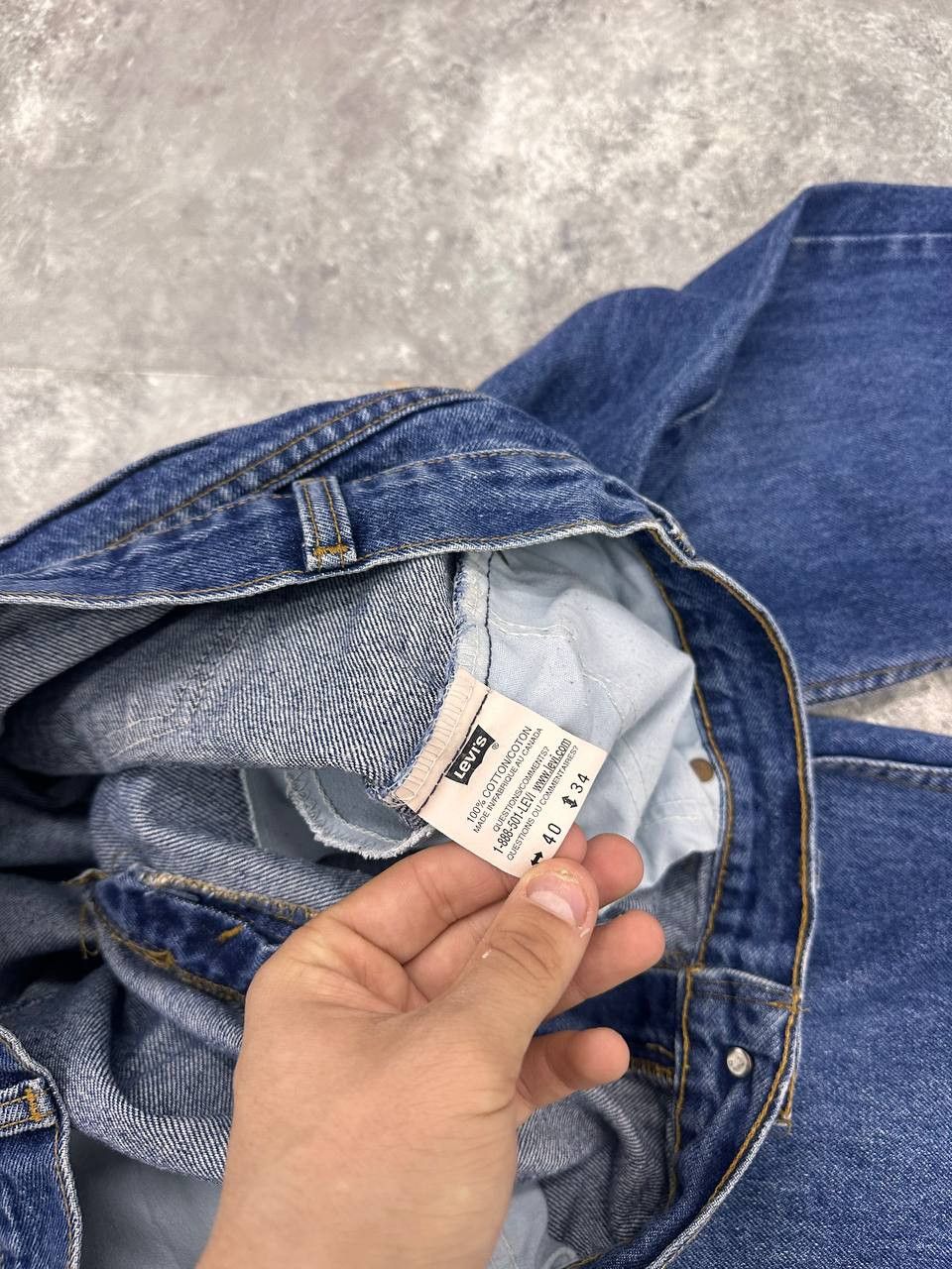 Levi's Vintage Clothing Levis Orange Tab Vintage Denim Jeans 40x34 Size US 40 / EU 56 - 5 Thumbnail