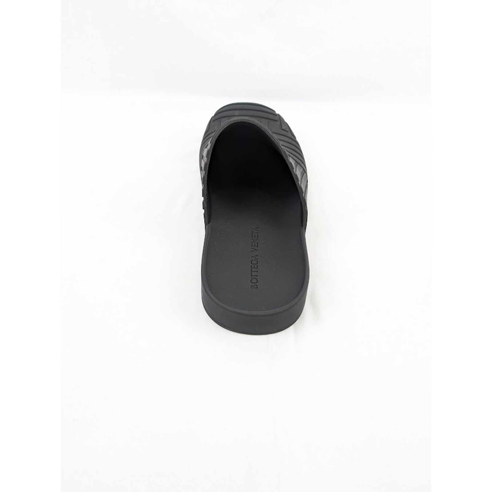 Bottega Veneta o1rshd1 Q:2 / Rubber Carpet Slider Sandal in Black Size US 12 / EU 45 - 11 Thumbnail