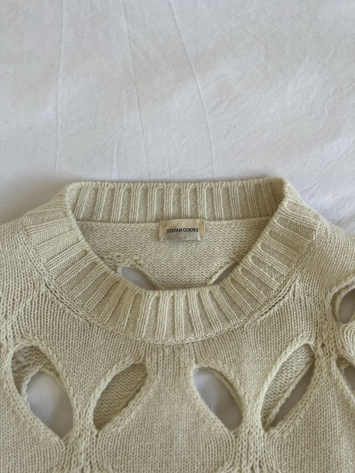 Stefan Cooke Stefan Cooke cut out knitted sweater Size US L / EU 52-54 / 3 - 5 Thumbnail