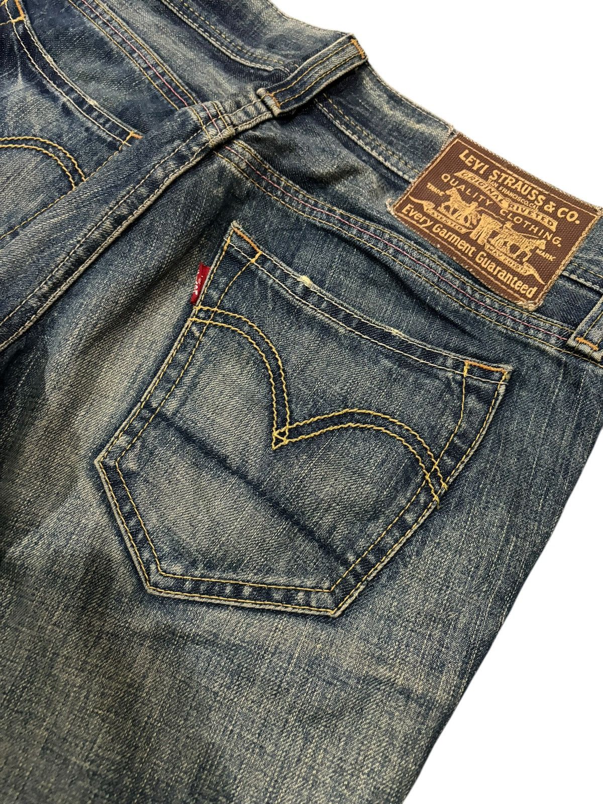 Levi's × Vintage Y2k Vintage Levi’s Japan Faded Cropped Cut Jeans Size US 28 / EU 44 - 8 Thumbnail
