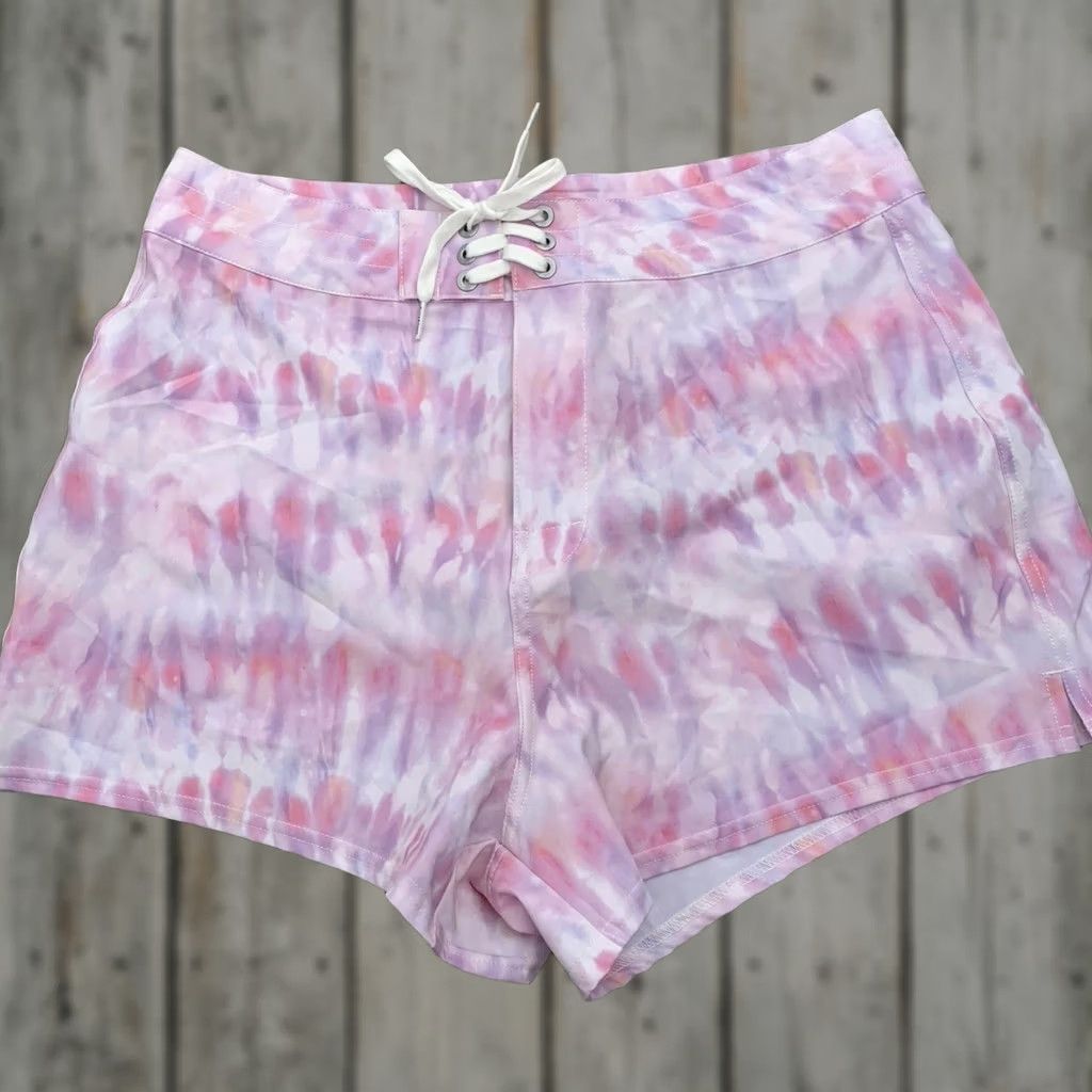 Billabong Billabong Boardshort Juniors 11 Pink Multi Tie Dye 2" Fixed NEW Keep it Mellow Size ONE SIZE - 1 Thumbnail